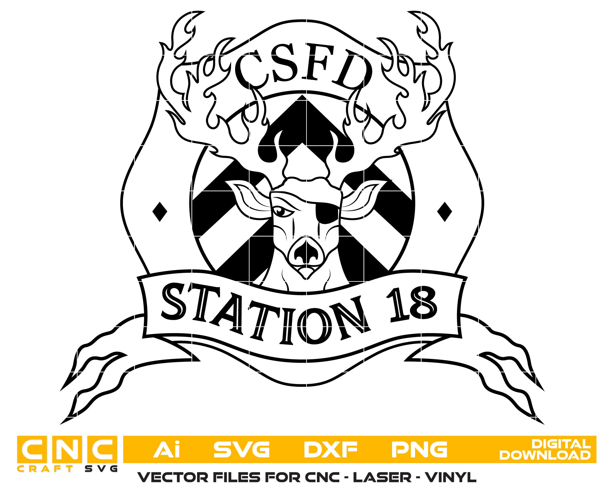 Colorado Springs Station 18 Fire Dept SVG