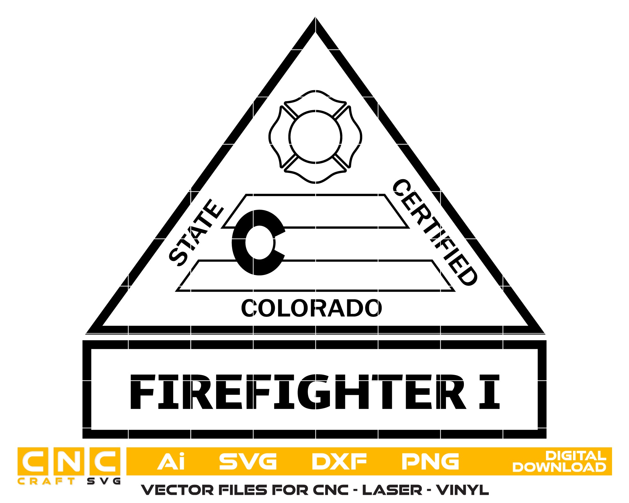 Colorado State Certified Firefighter I Logo