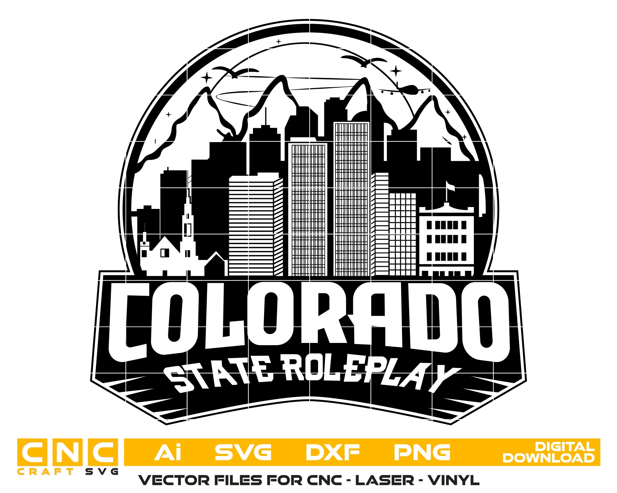 Colorado State Roleplay 4.0 Logo SVG