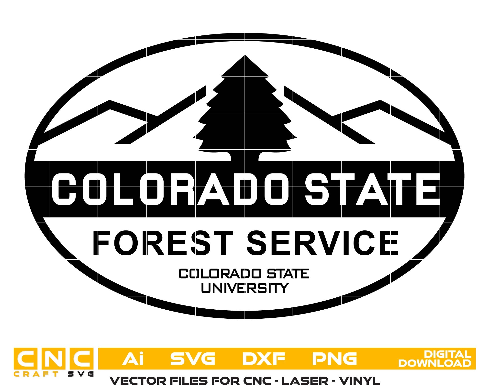 Colorado State University Forest Service Division Logo