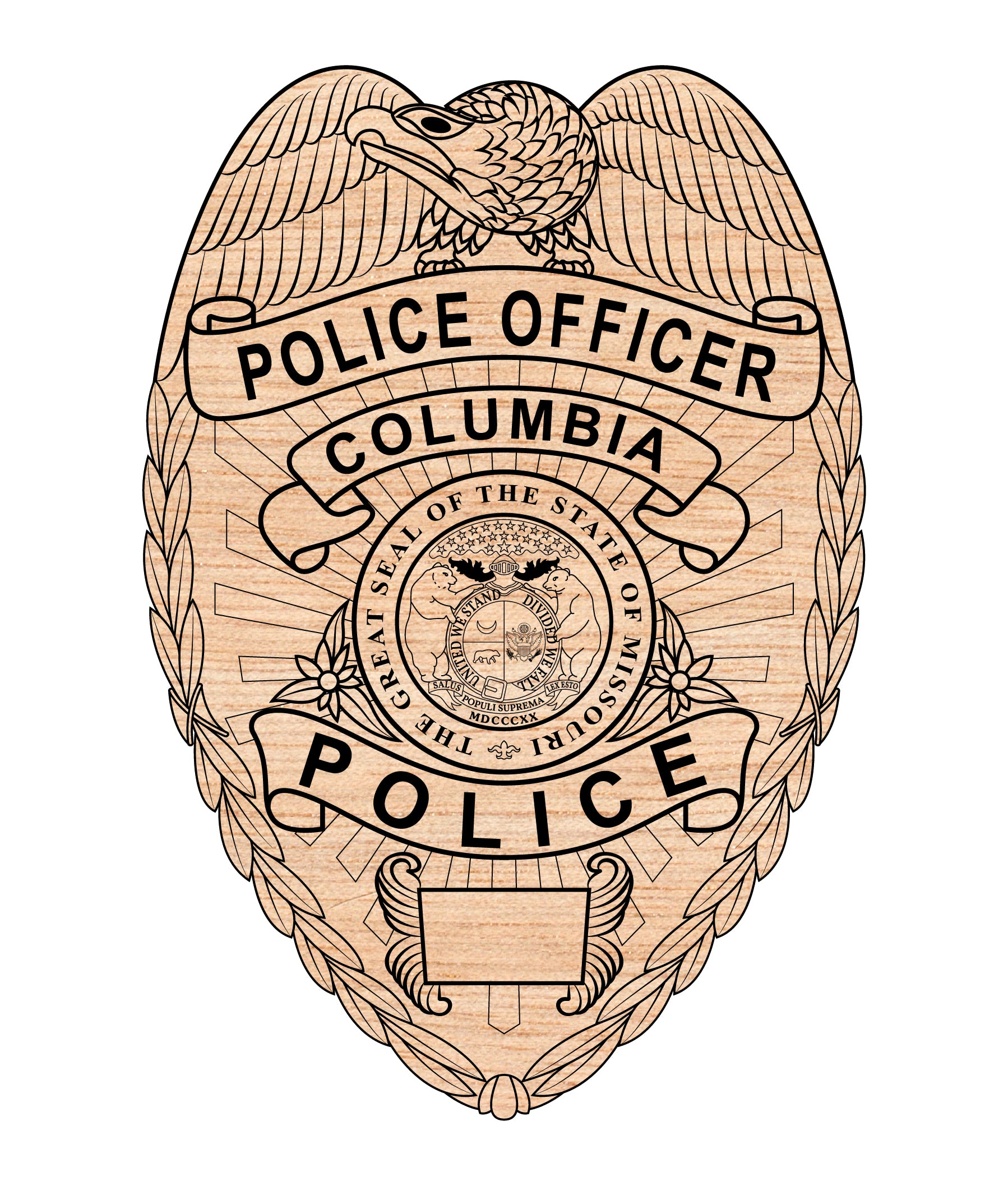 columbia police officer badge svg, columbia missouri police badge vector, columbia mo police svg emblem, columbia law enforcement badge svg, columbia police svg file