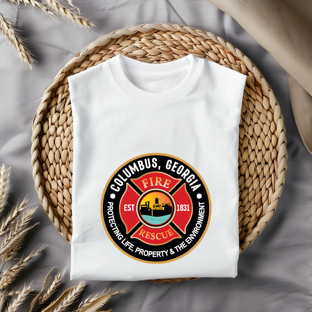 Columbus, Georgia Fire Rescue Badge Color File