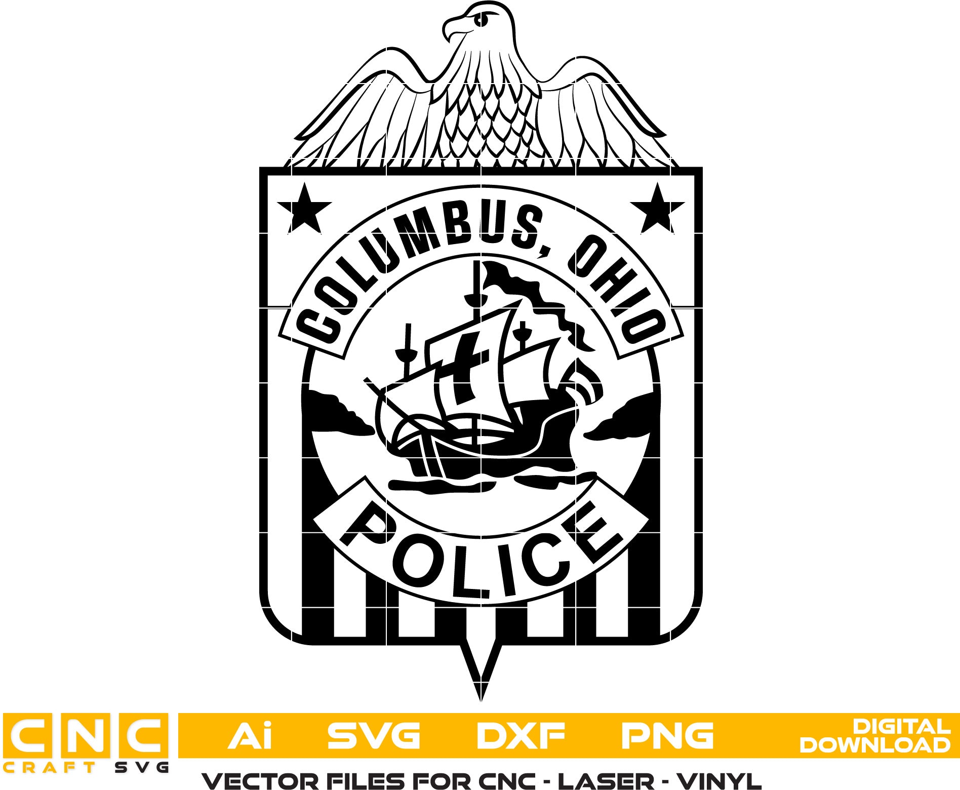 Columbus, Ohio Police Badge