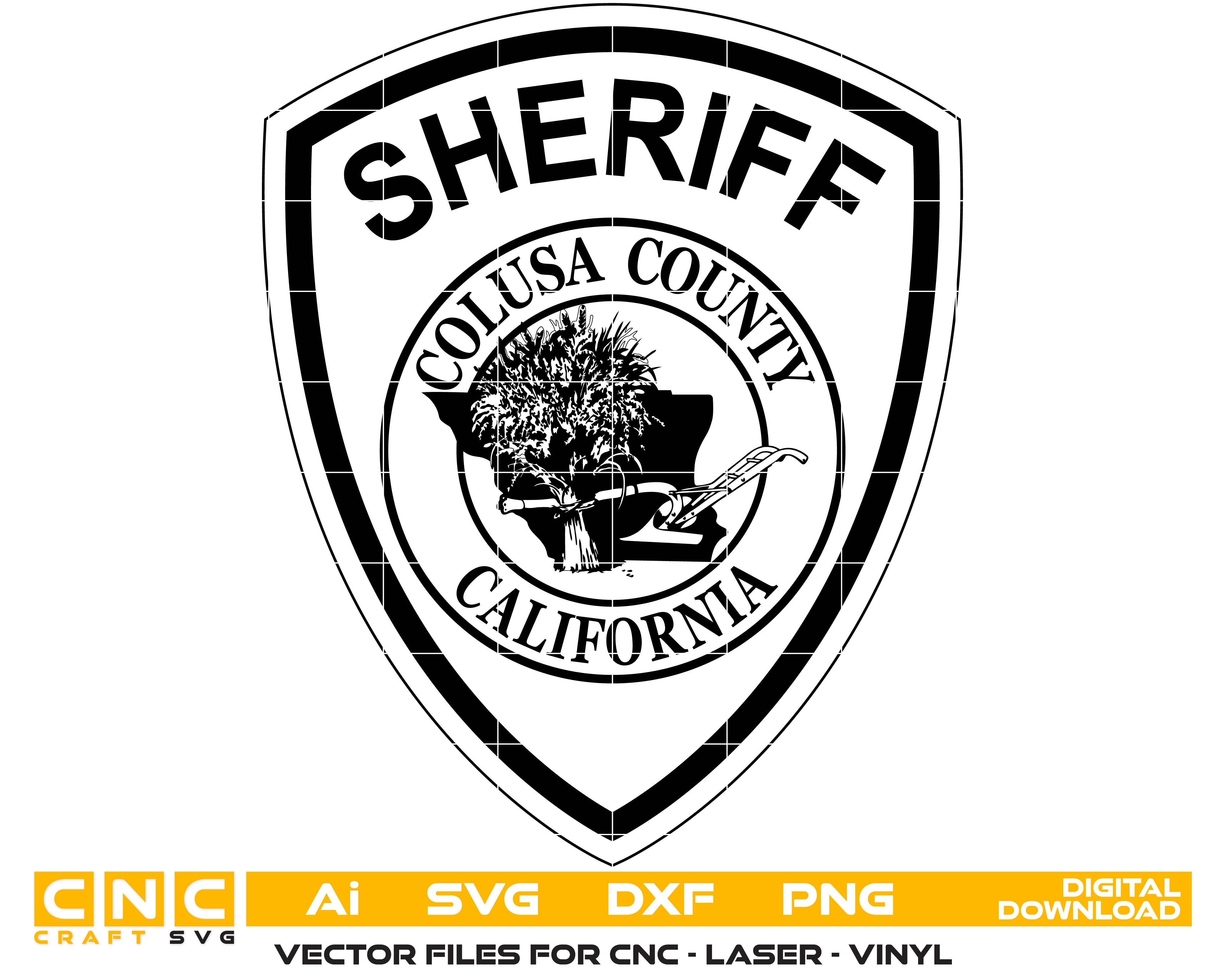 Colusa County Sheriff's Badge, California