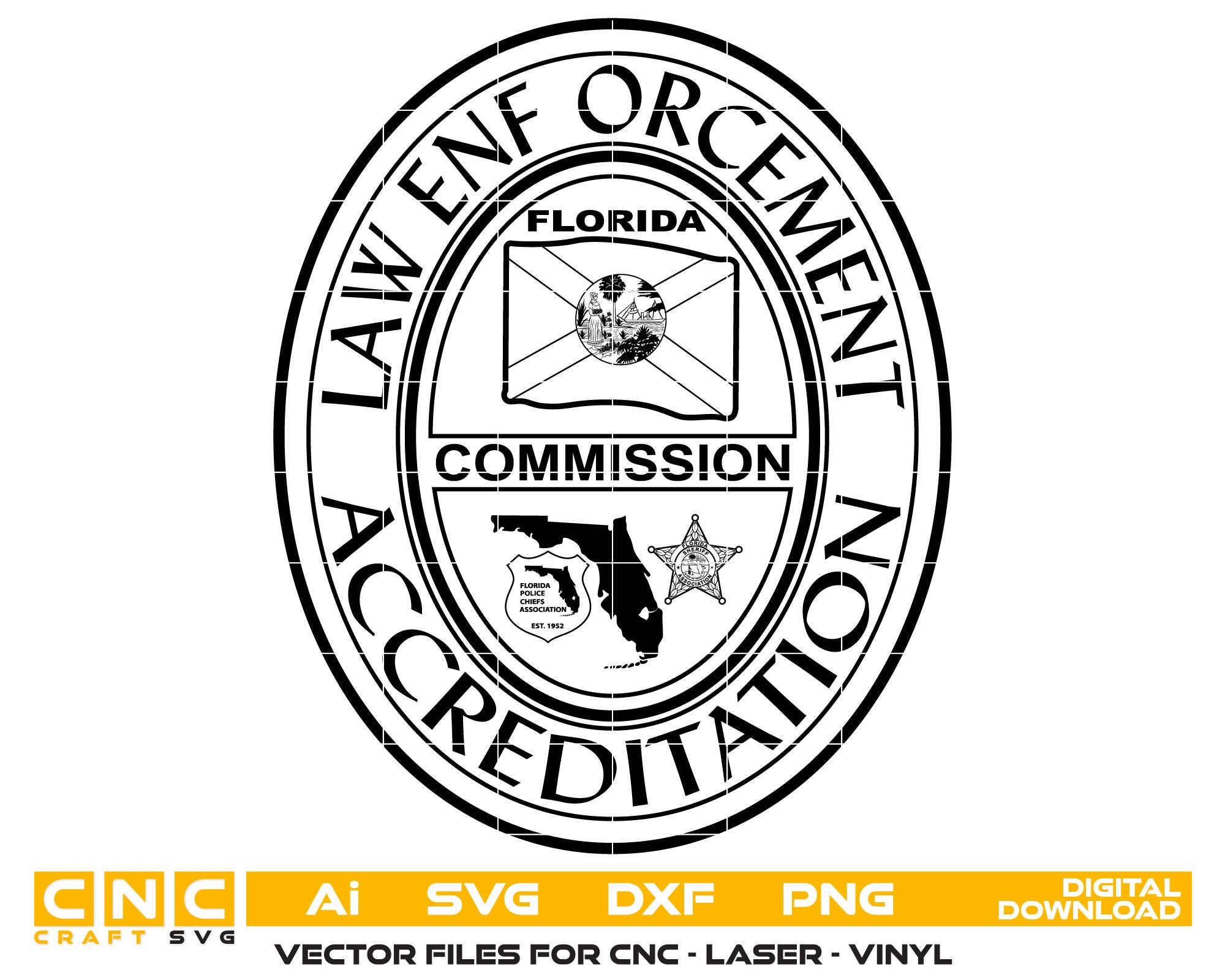 Commission For Florida Law Enforcement Accreditation Logo