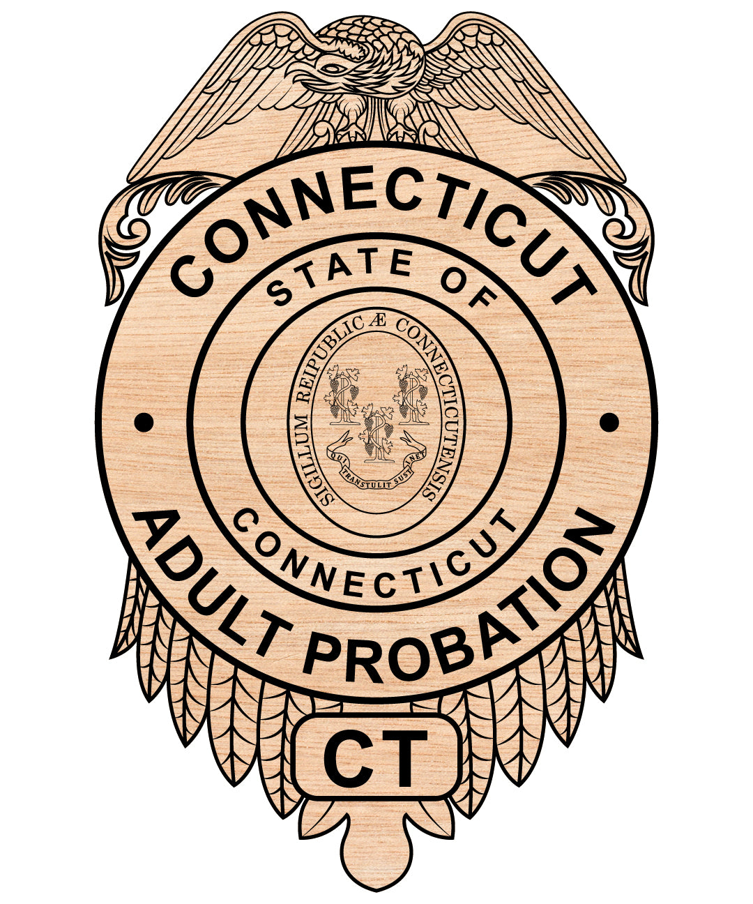 Connecticut Adult Probation Officer Badge