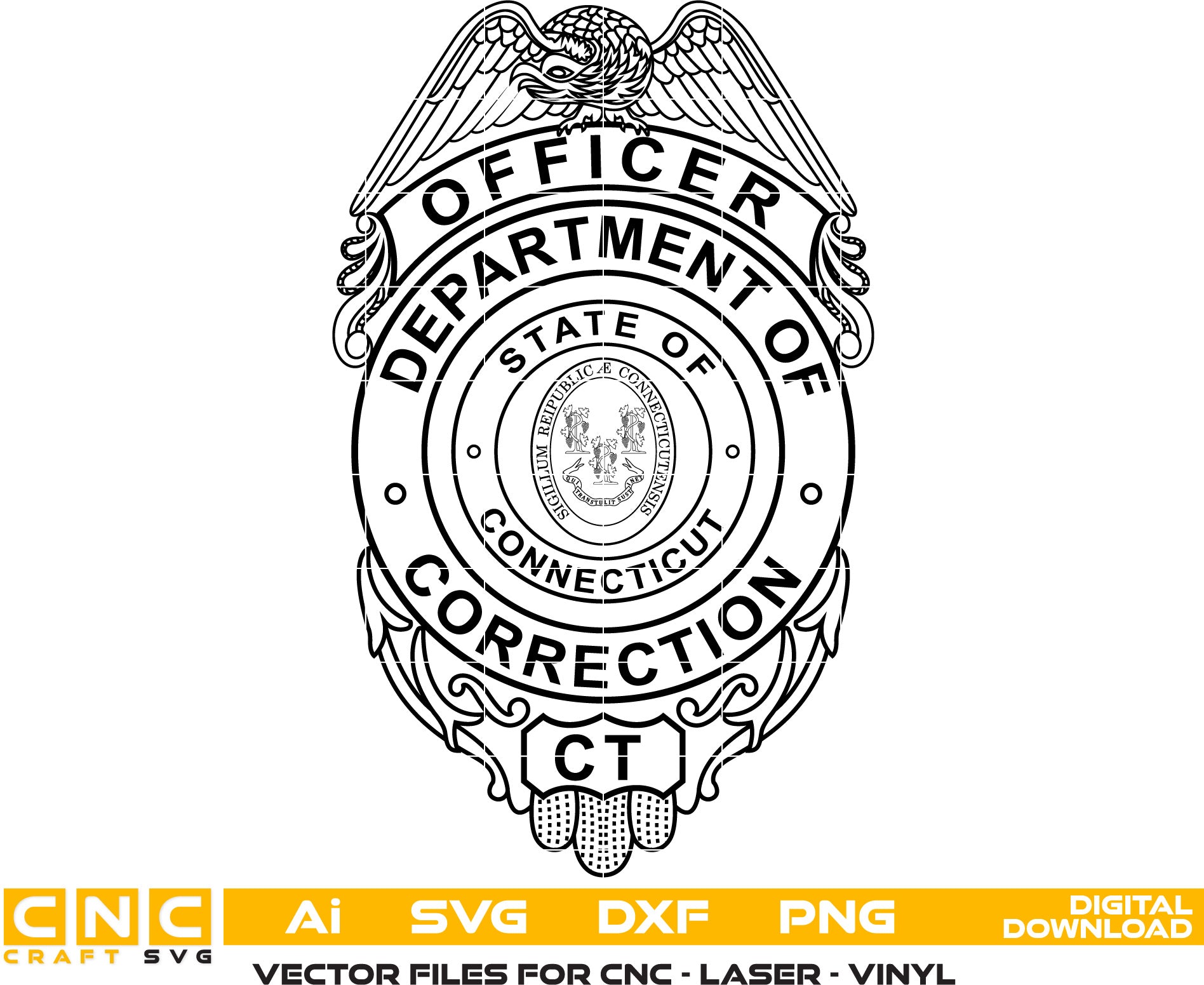Connecticut Correction Officer Badge