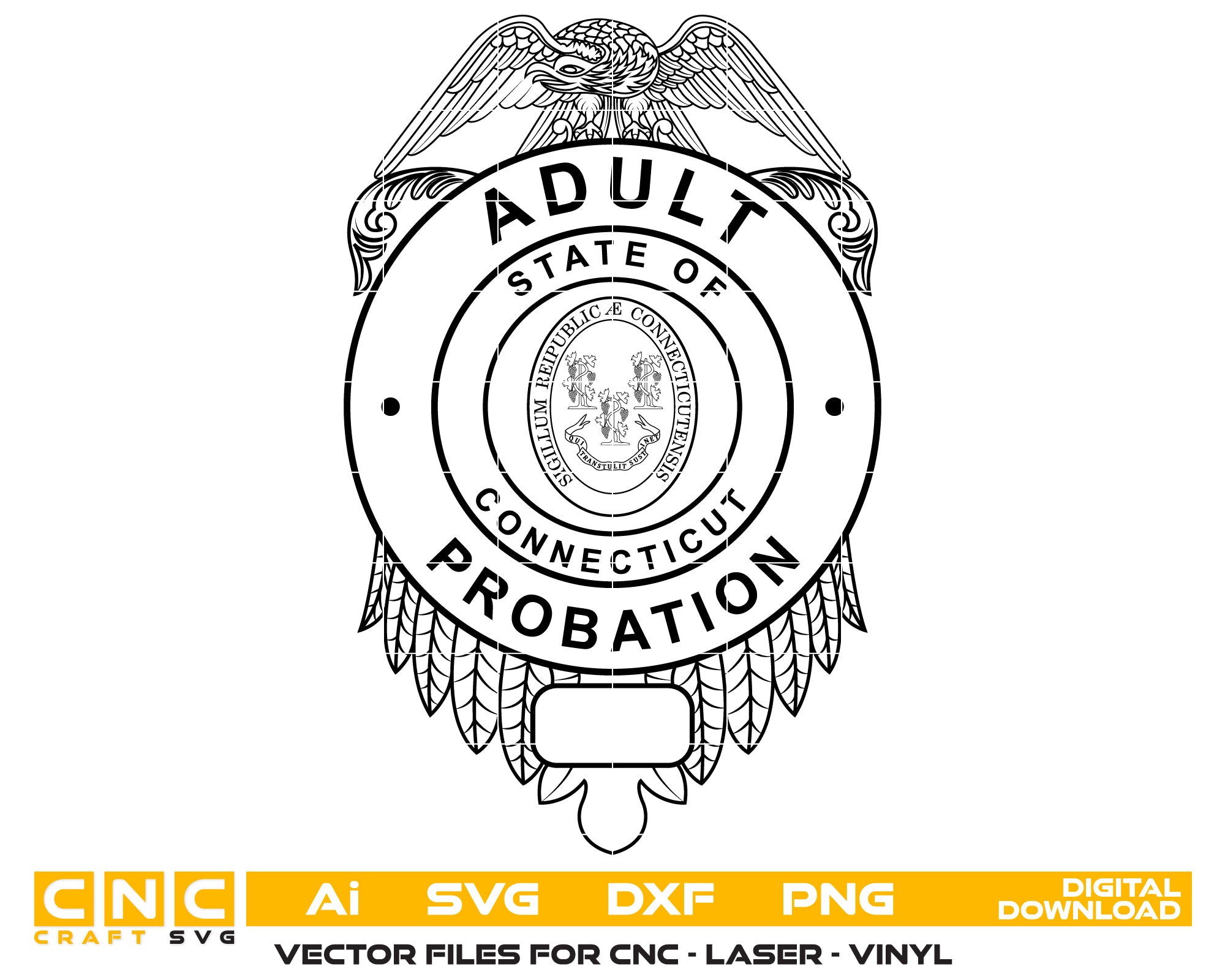 Connecticut Probation Officer Badge