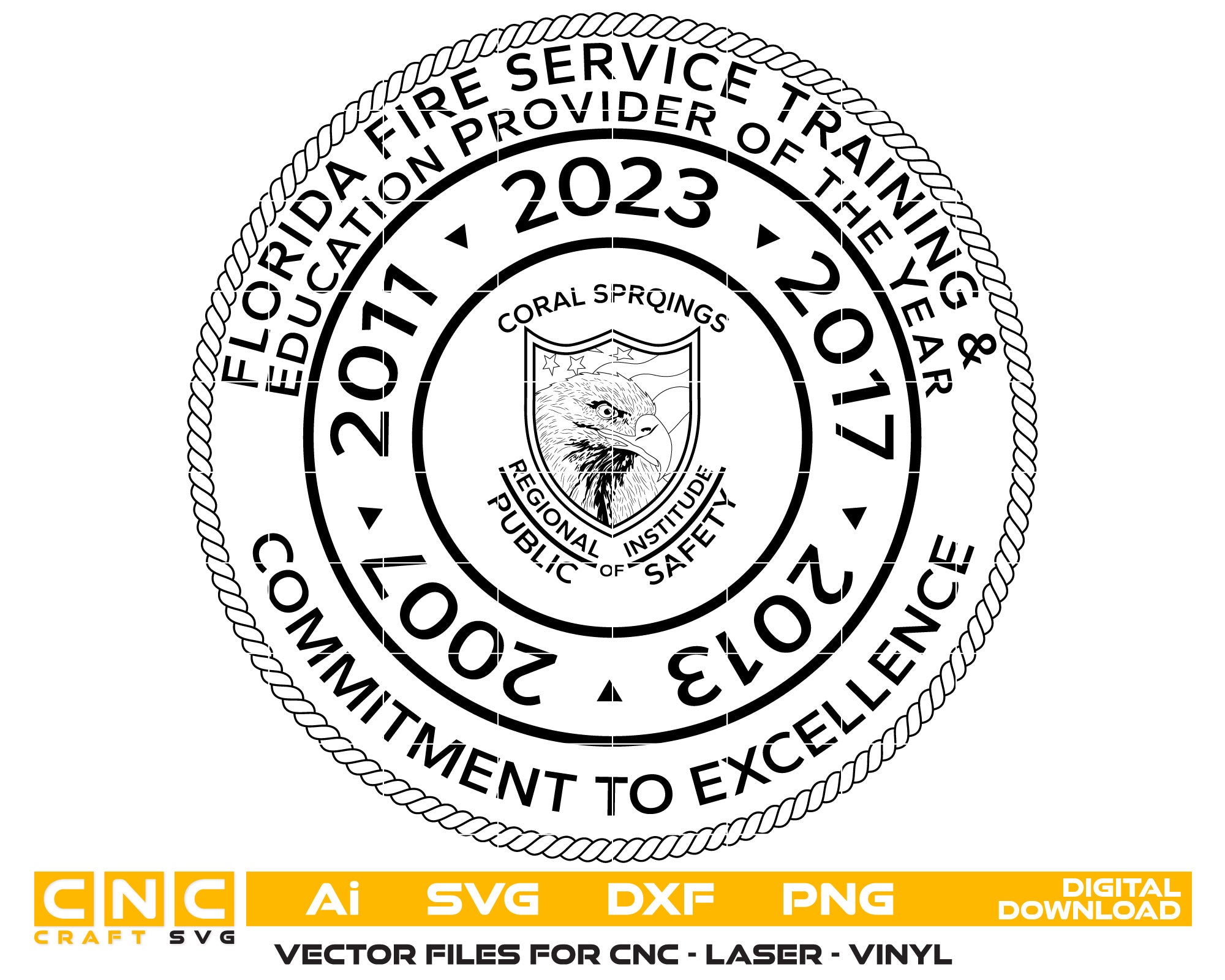 Coral Springs Regional Institute of Public Safety Logo