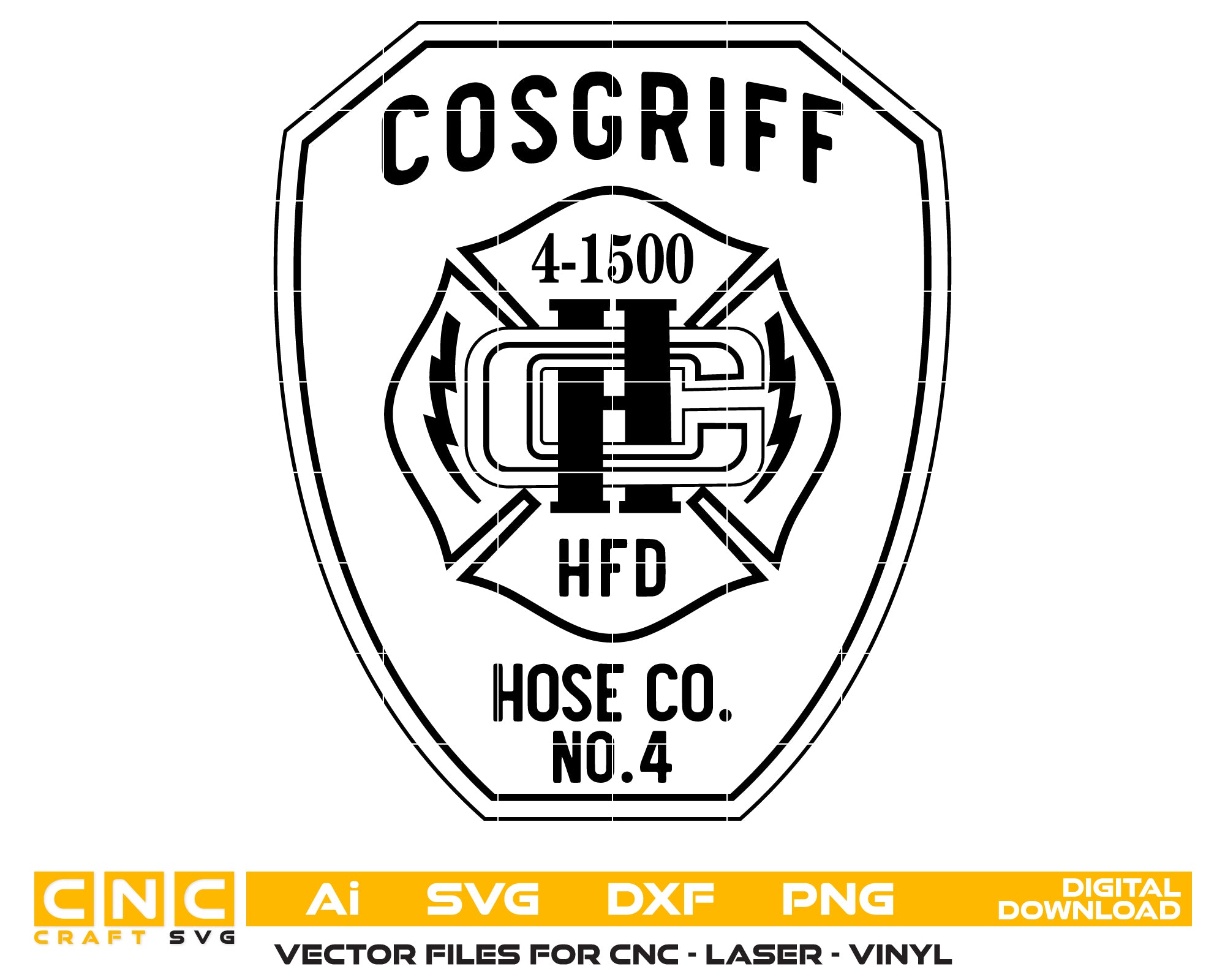 Cosgriff Hose Co. No.4 Logo