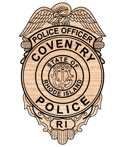 coventry police officer badge svg, coventry rhode island police badge vector, coventry ri police svg emblem, rhode island law enforcement badge svg, #support