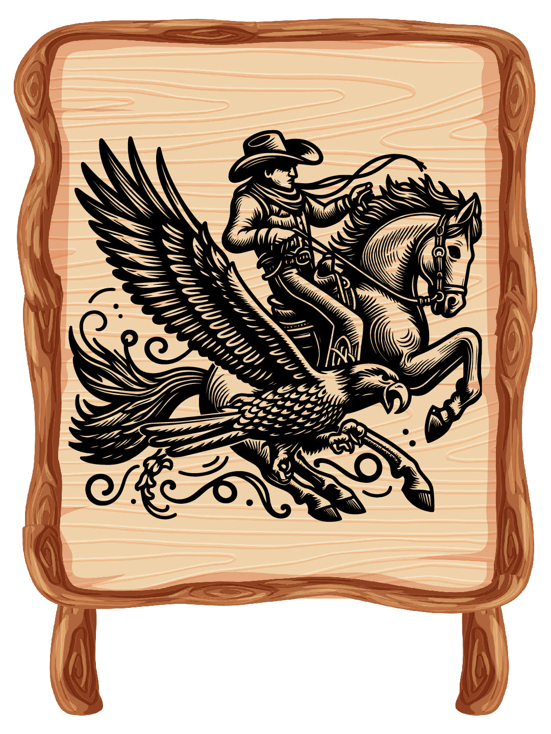 Cowboy Vector Digital File