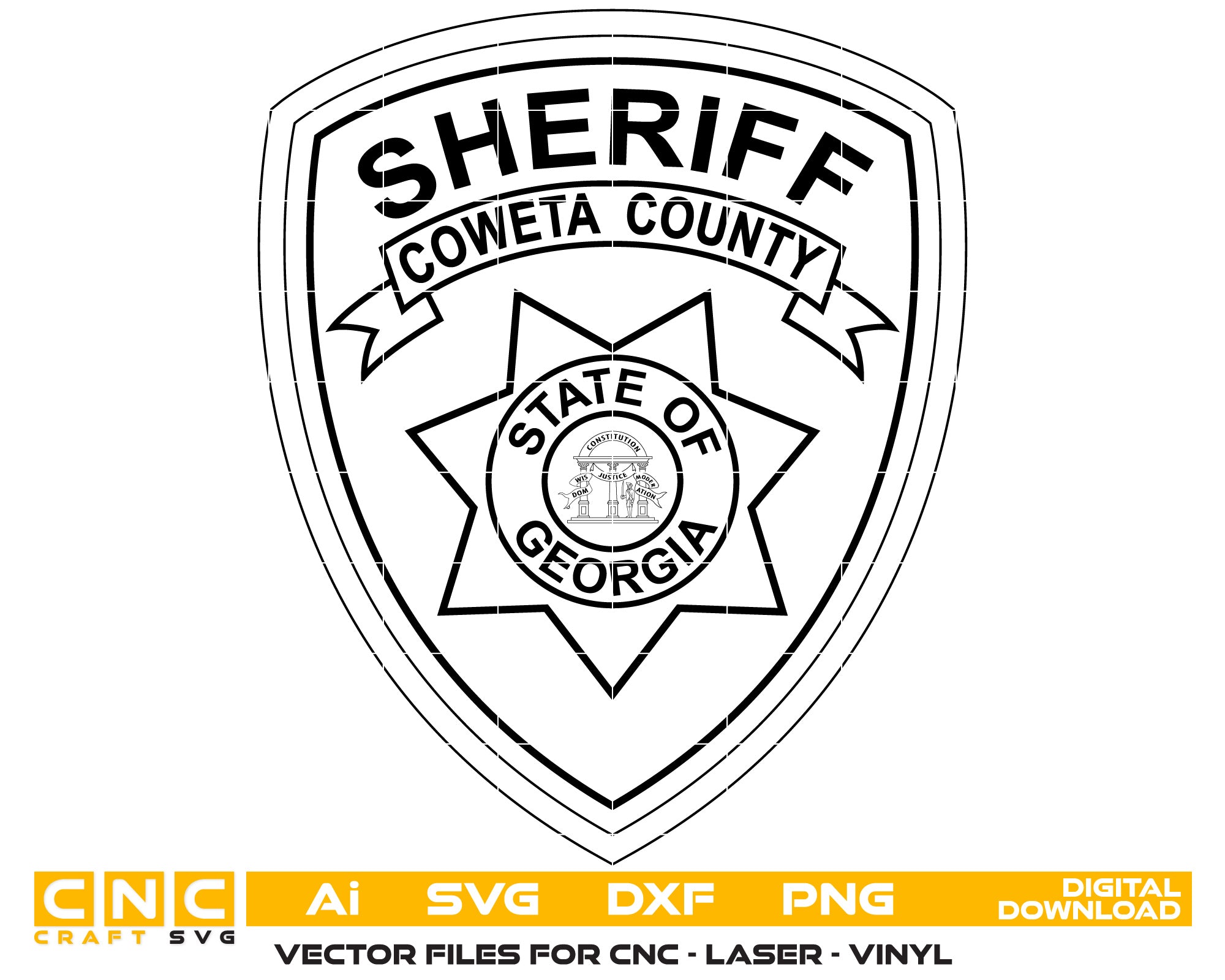 Coweta County Sheriff Badge