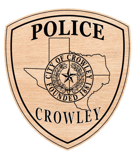 Crowley Police Department Patch Texas