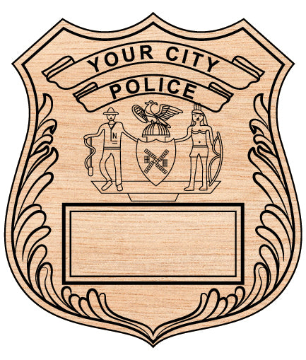 custom police badge new york svg, personalized police badge svg ny, new york custom police badge vector design, ny law enforcement badge svg, custom police emblem new york