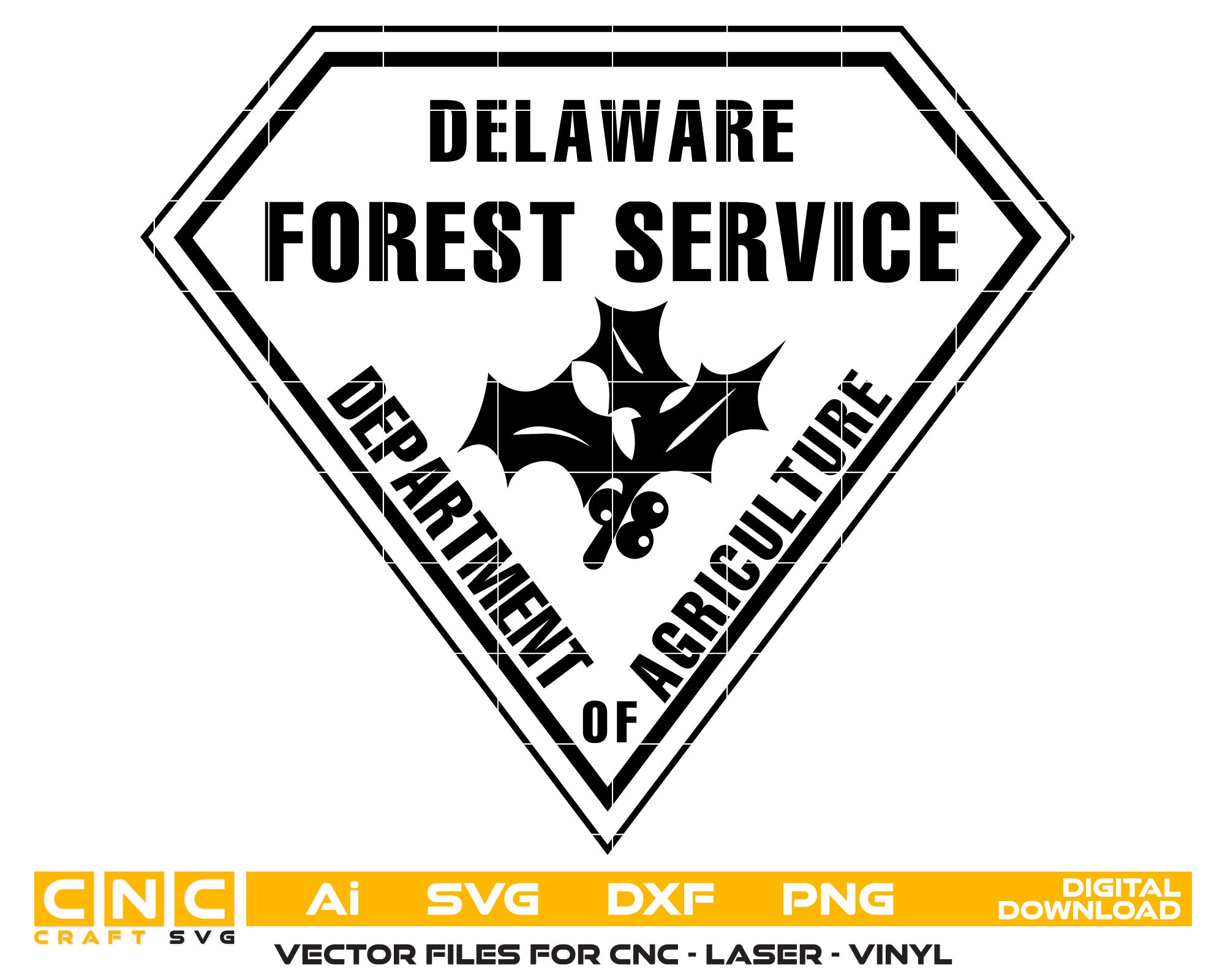 Delaware Forest Department Badge