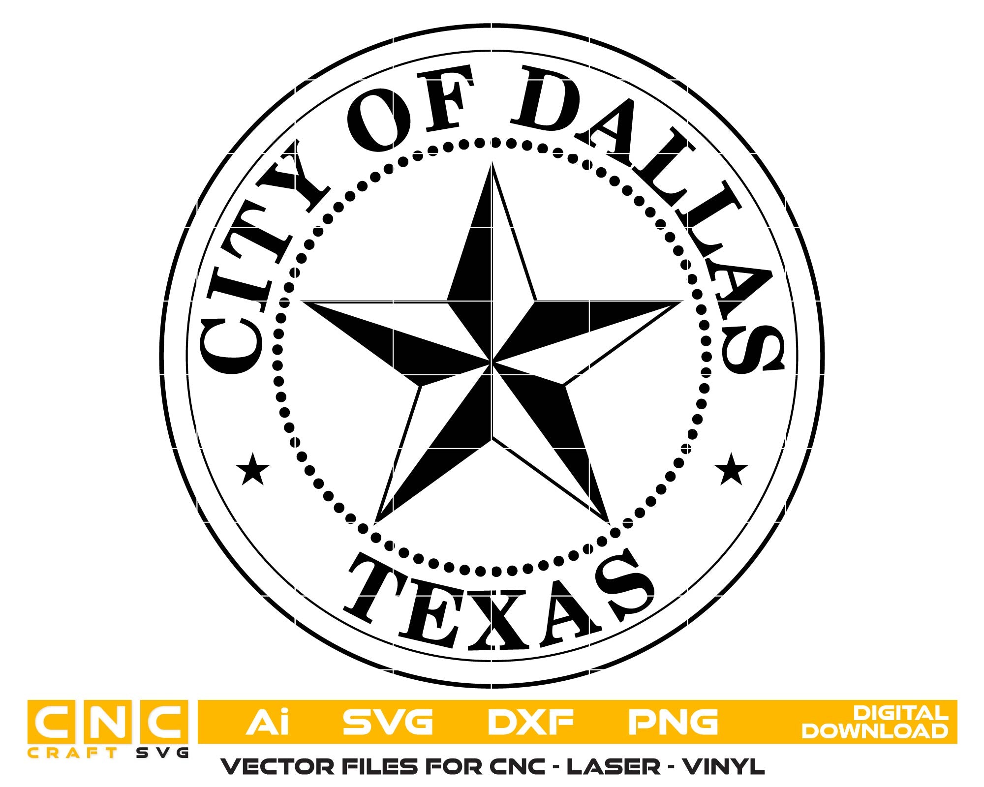 Sello de la ciudad de Dallas, Texas