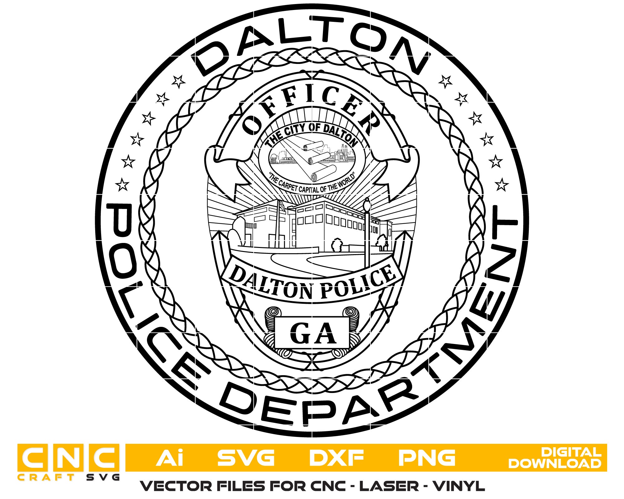 Dalton Police Department Badge