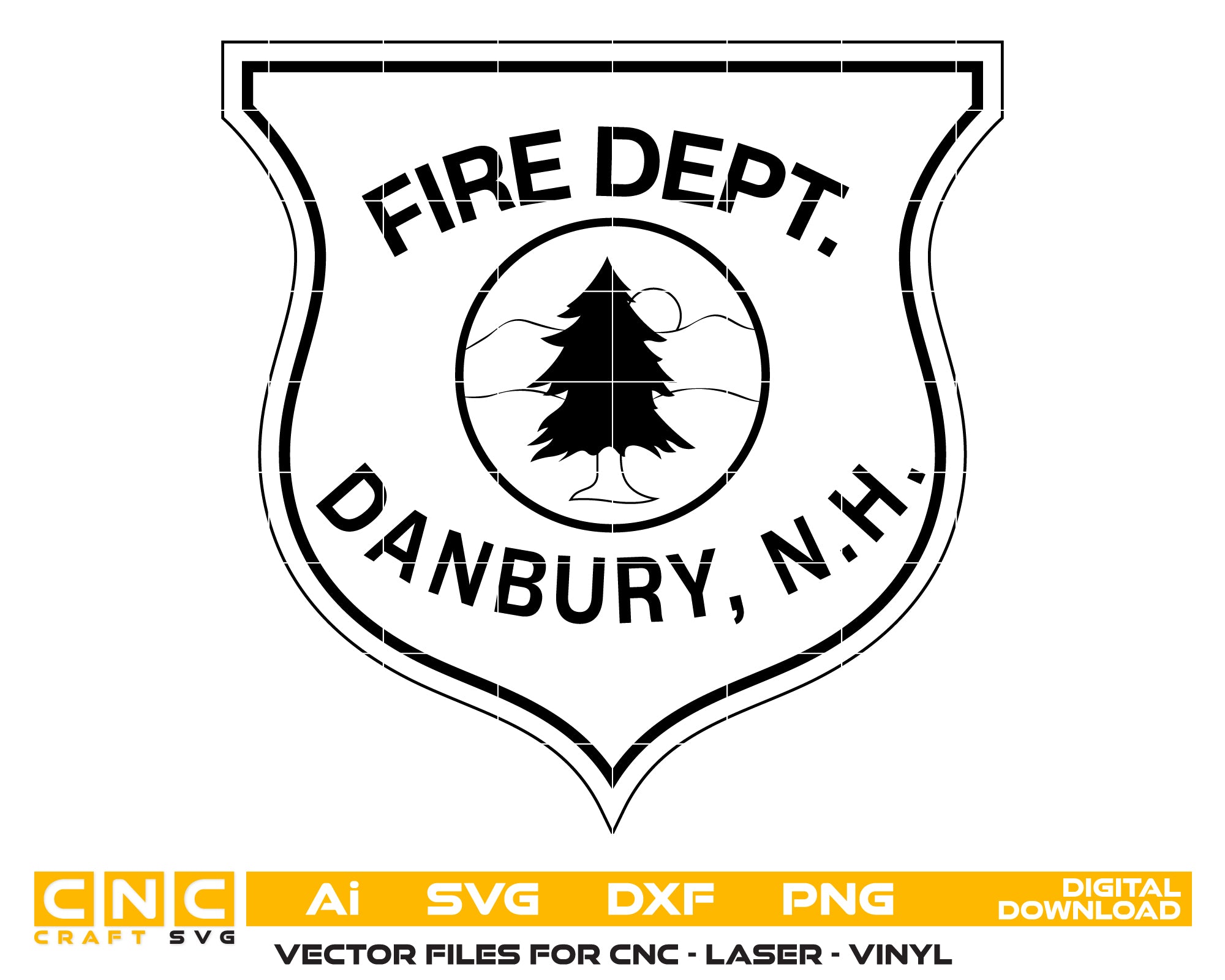 Danbury Fire Department Patch, New Hampshire
