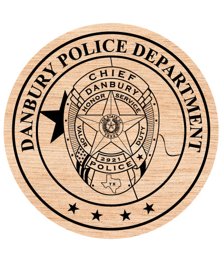 danbury police department badge svg, danbury texas police badge vector, danbury tx police svg emblem, texas law enforcement badge svg, #support