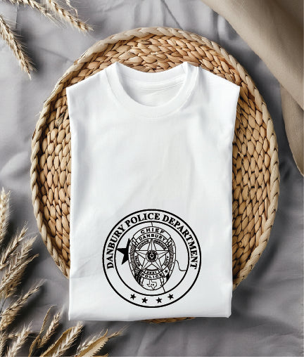 danbury police department badge svg, danbury texas police badge vector, danbury tx police svg emblem, texas law enforcement badge svg, #support