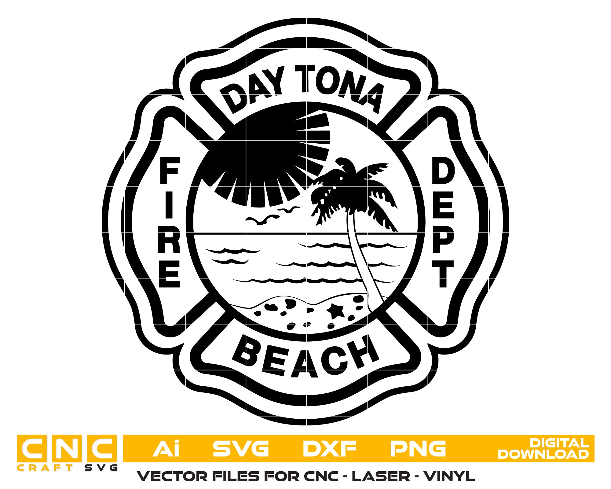 Daytona Beach Fire Department badge