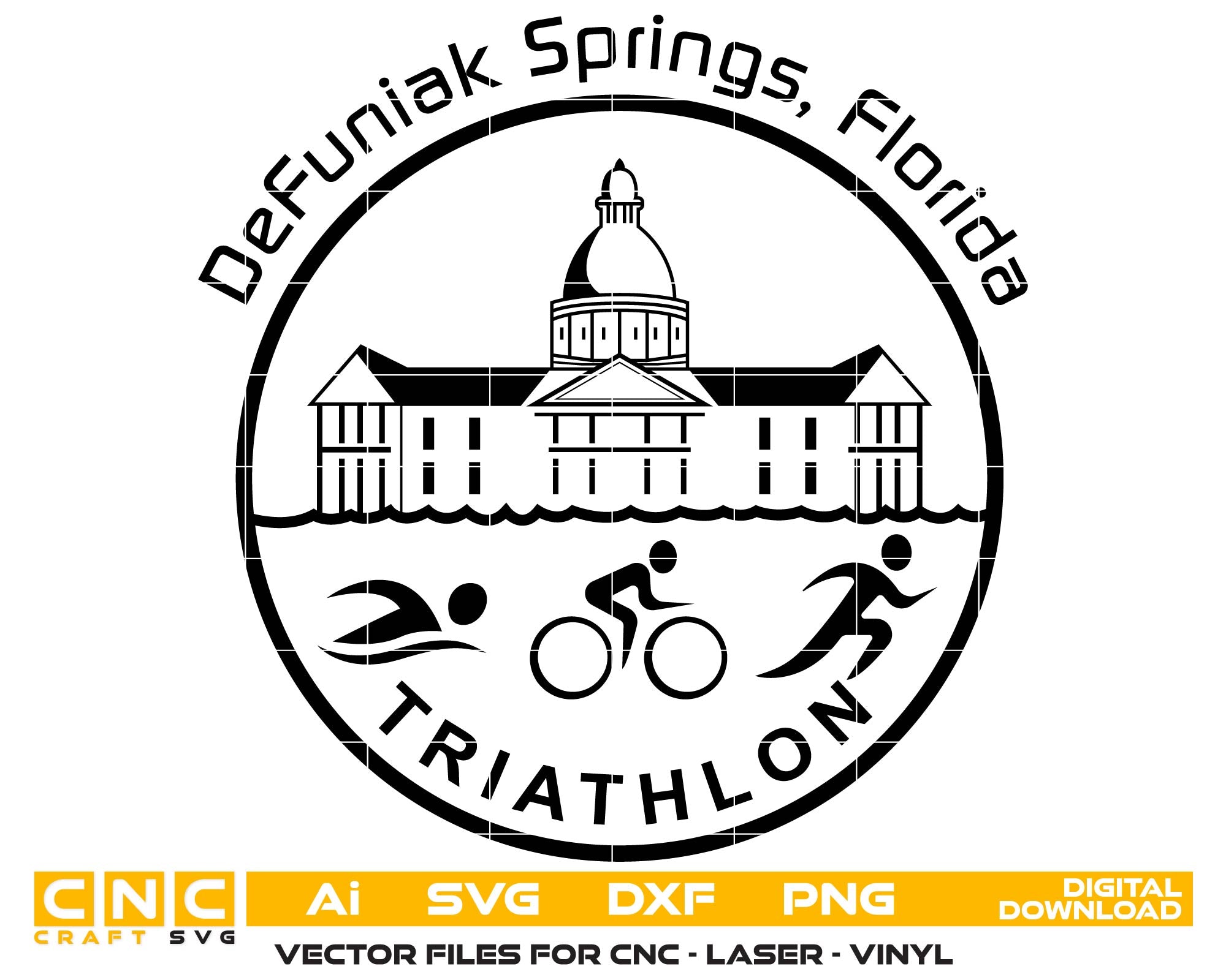 DeFuniak Springs Triathlon Seal, Florida