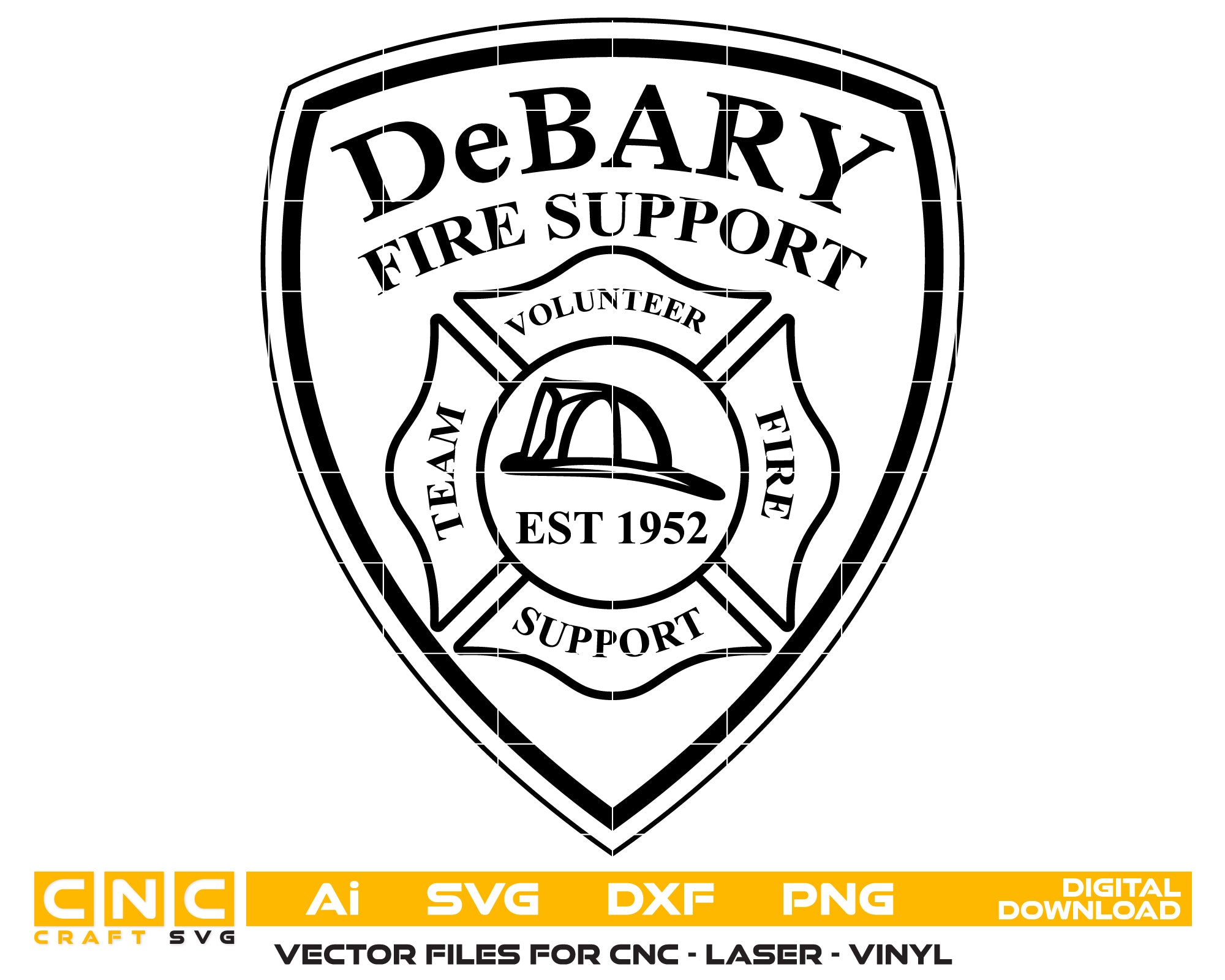Debary Volunteer Fire Support Team Badge