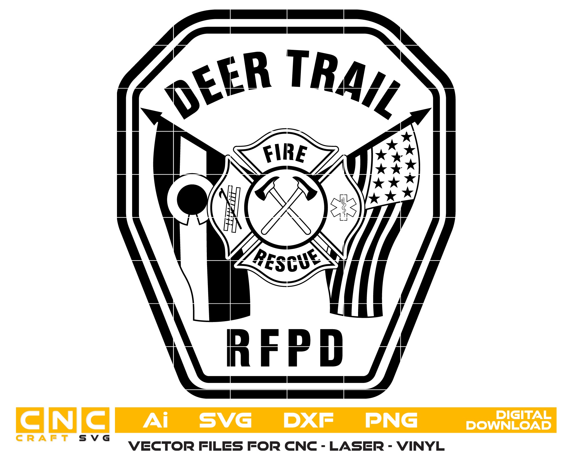 Deer Trail Rural Fire Protection District Badge