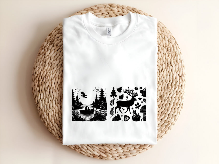 Deer in the Forest Animals SVG