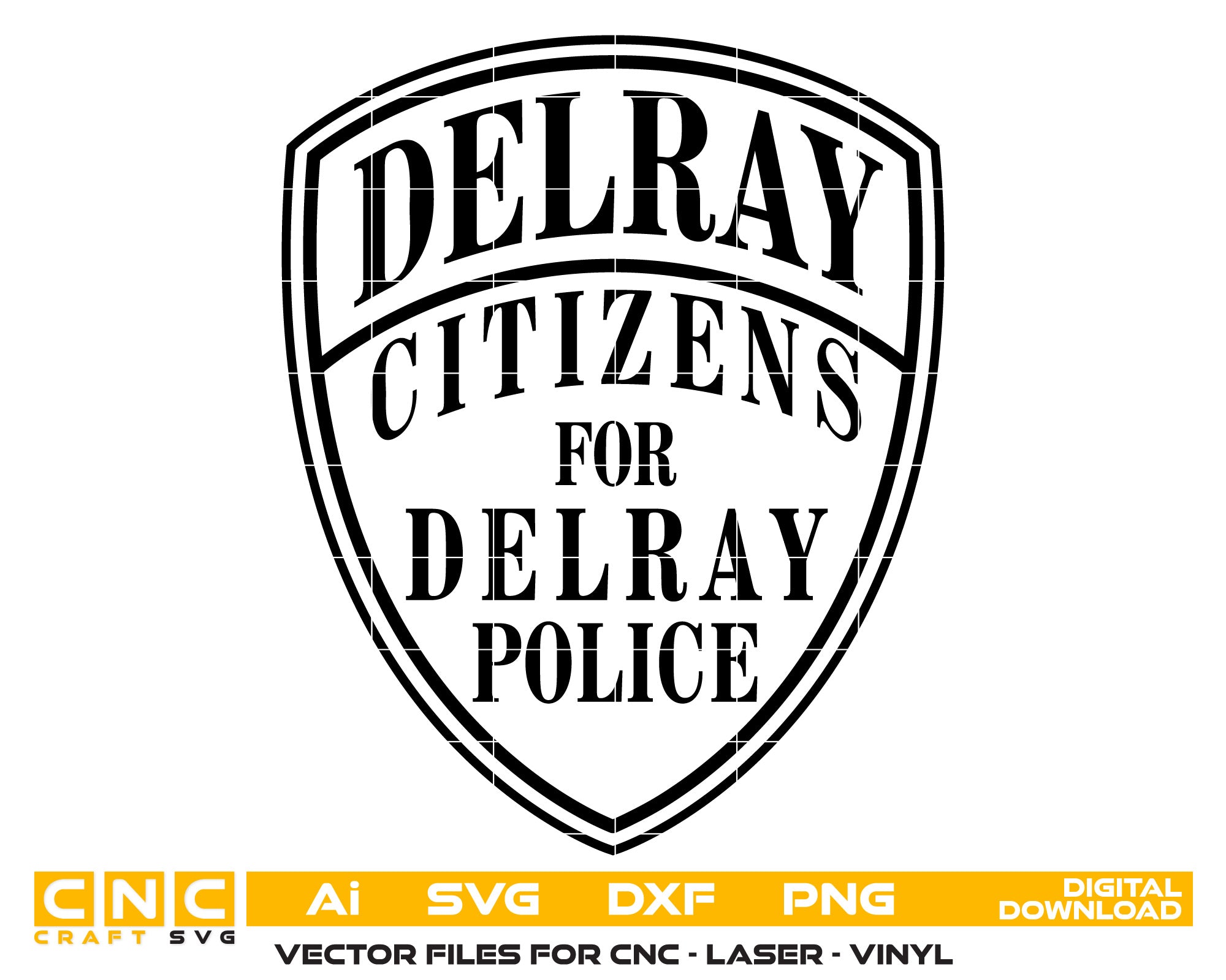 Delray Citizens For Delray Police Patch