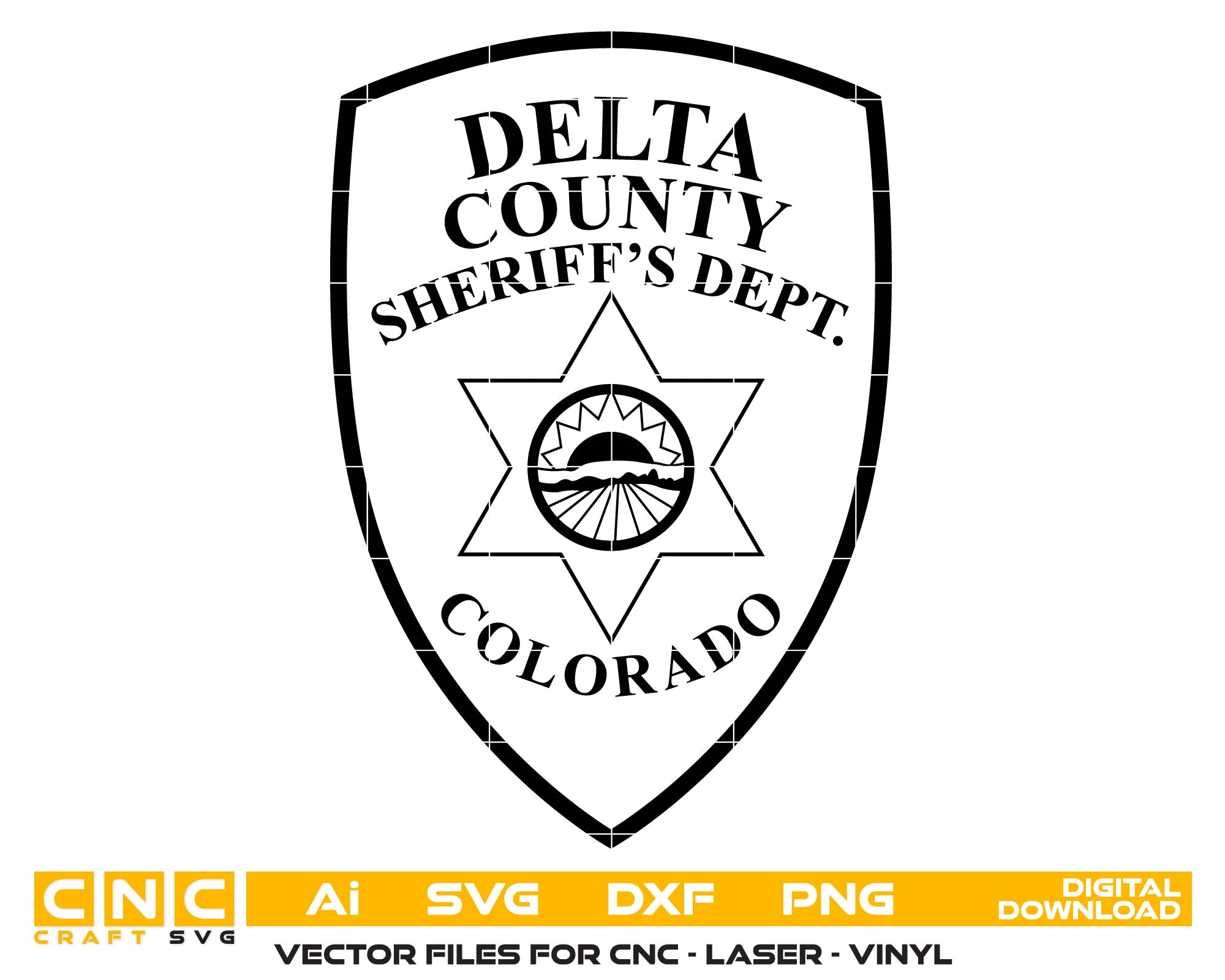 Delta County Sheriff's Department Patch, Colorado