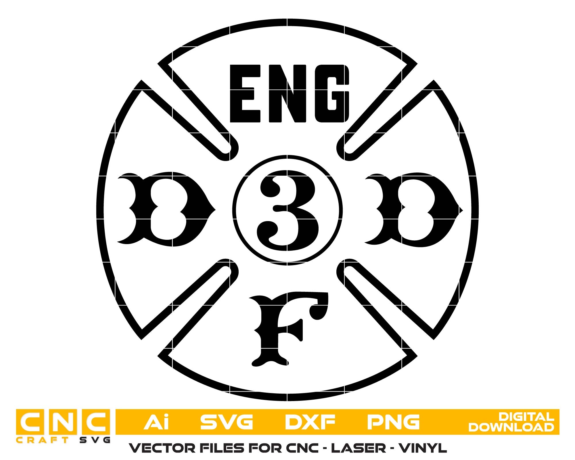 Denver Fire Department Engine 3 Patch Vector – Digital Design File
