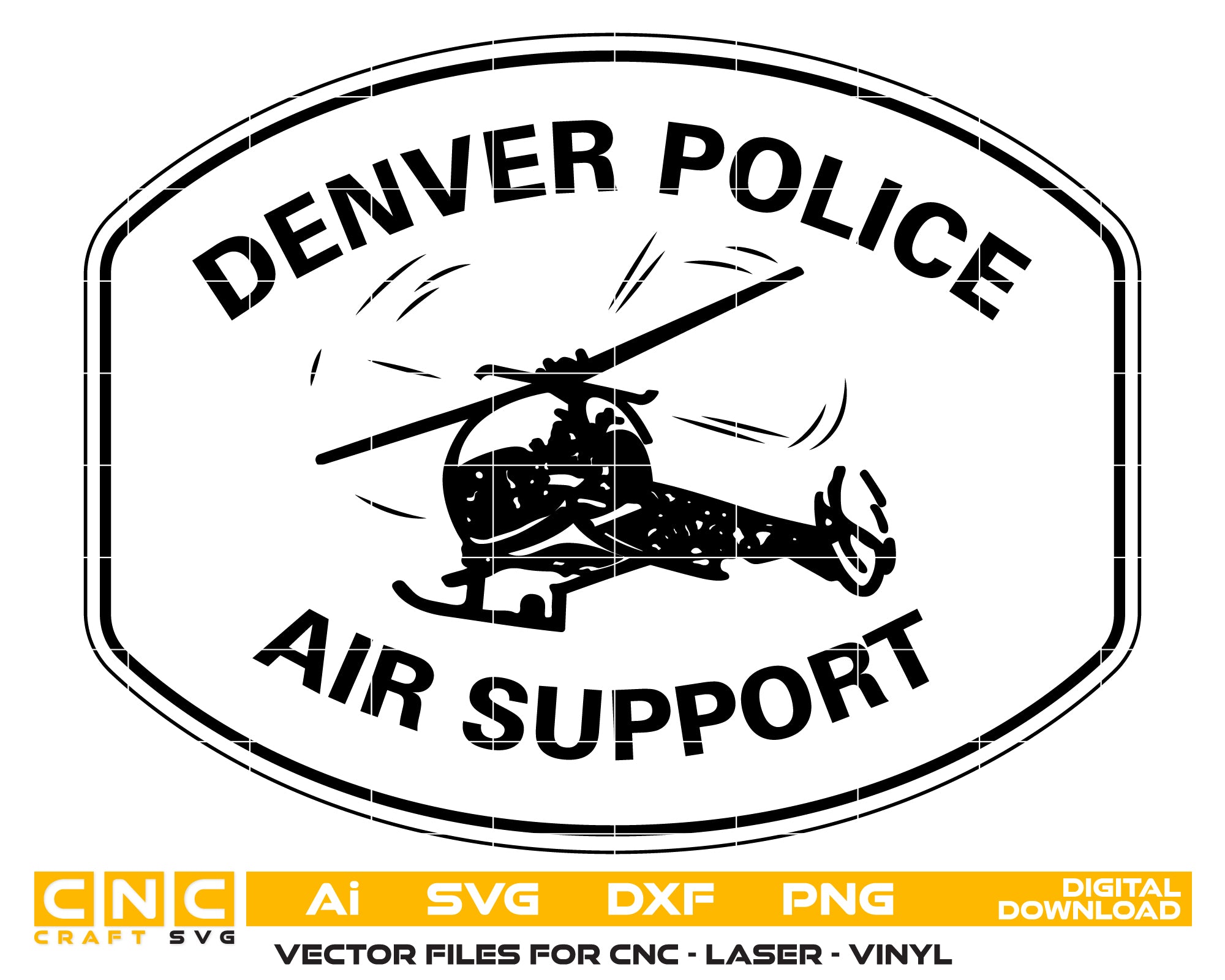 Denver Police Air Support Patch, Colorado