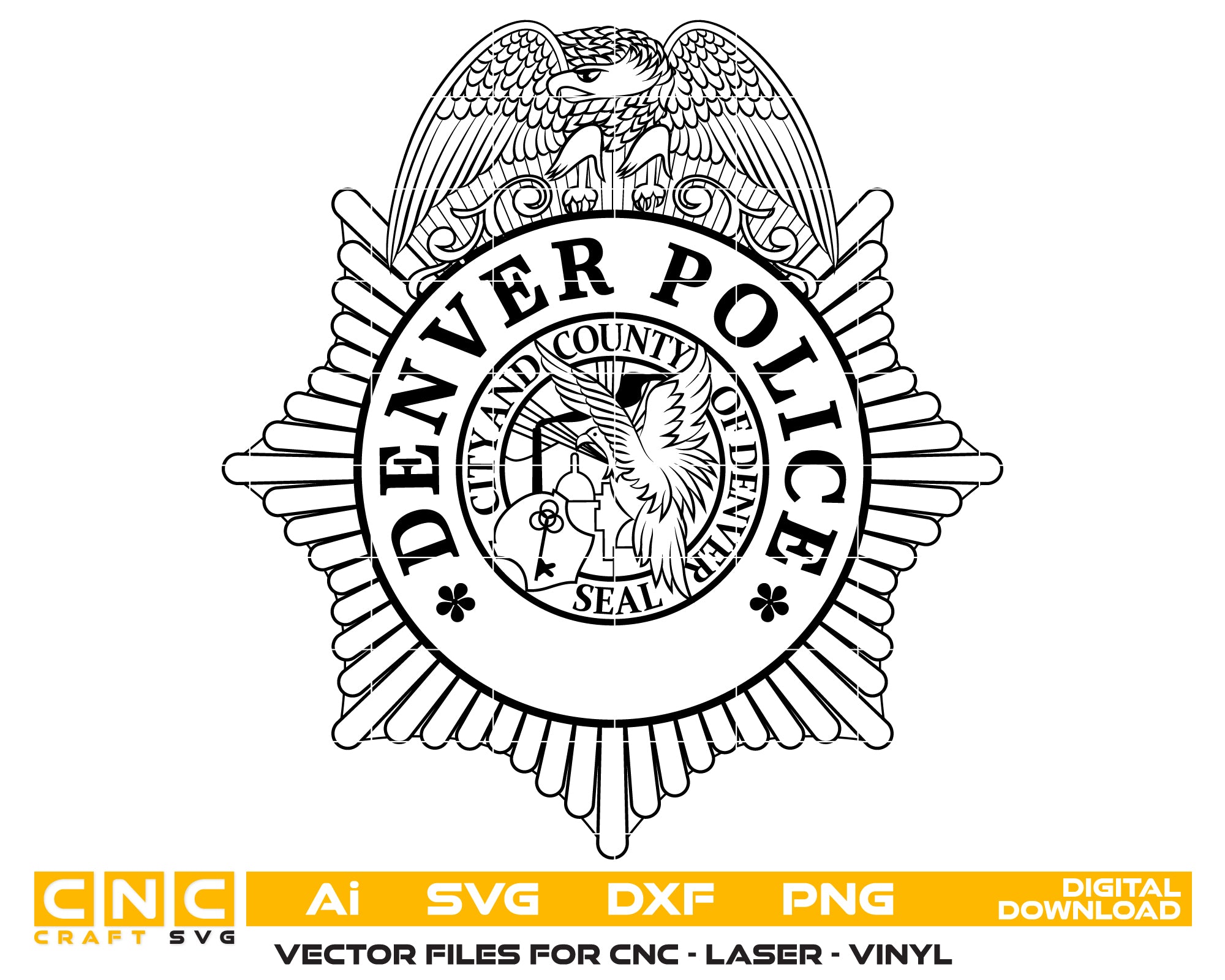 Denver Police Department Badge, Colorado 
 Police Department Badge
Denver Badge
Colorado Badge