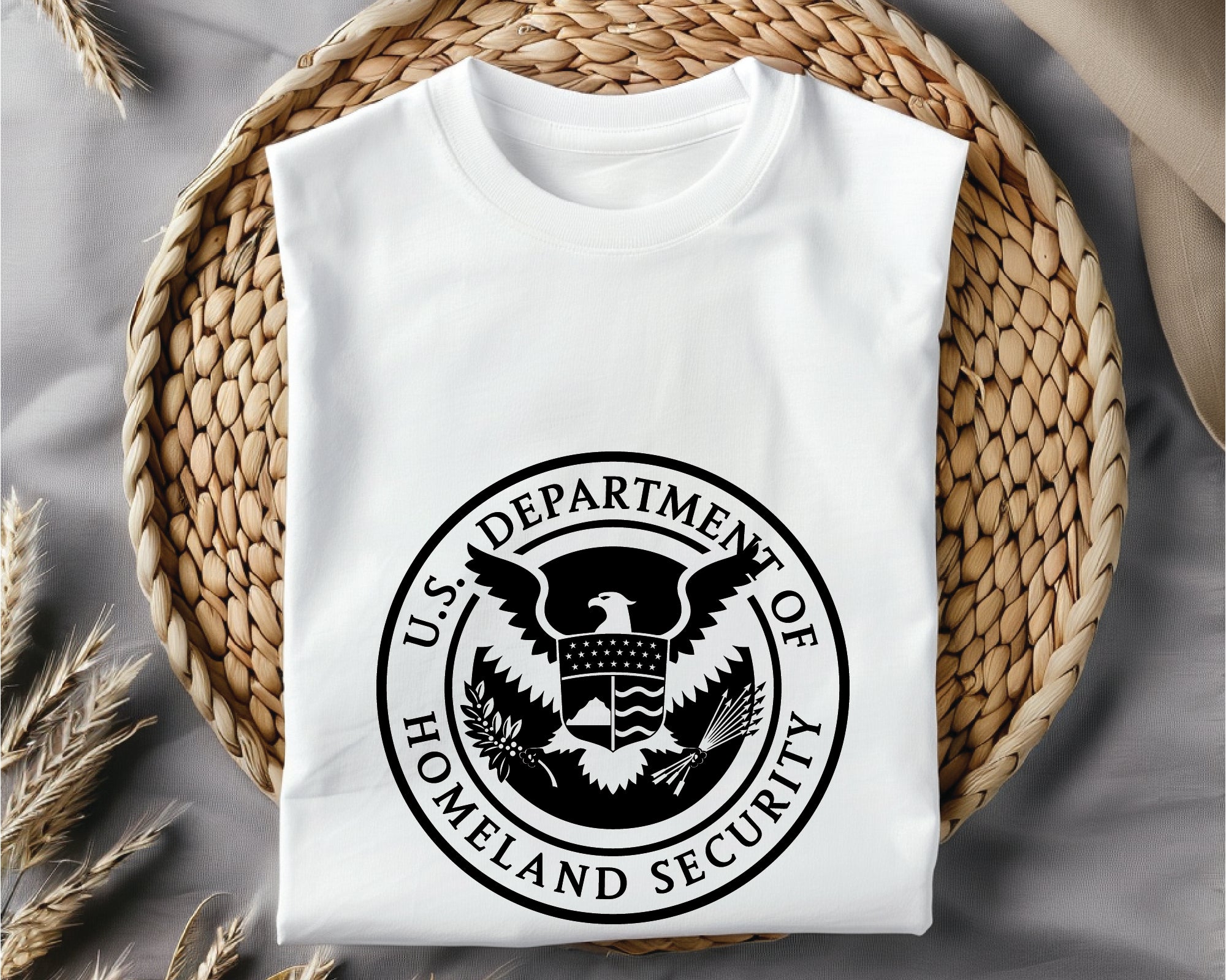 Department of Homeland Security Logo SVG, DHS Seal Vector, Homeland Security Badge SVG, Federal Government Logo Digital File, U.S. DHS Vector Design