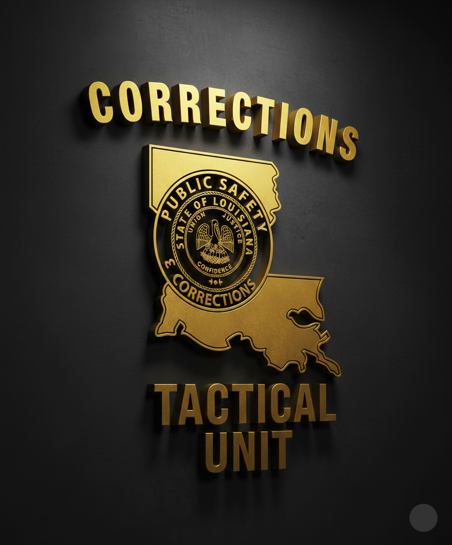 Louisiana Corrections Tactical Unit SVG
DPS&C Tactical Team Vector Design
Louisiana SWAT Emblem CNC File
Tactical Response Unit Logo for Engraving
Correctional Officer Tactical Badge SVG