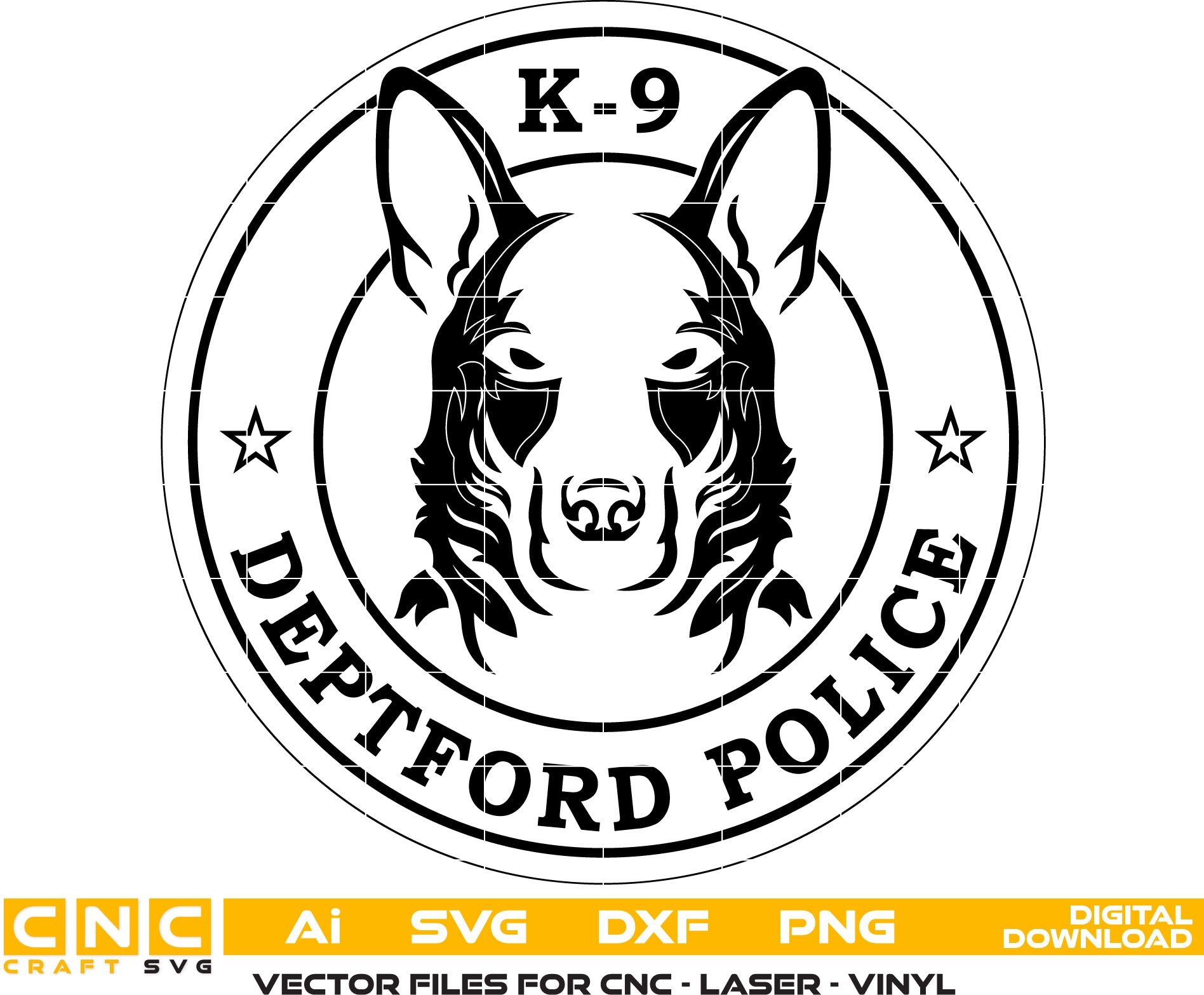 Deptford Police K-9 Logo – Digital Download