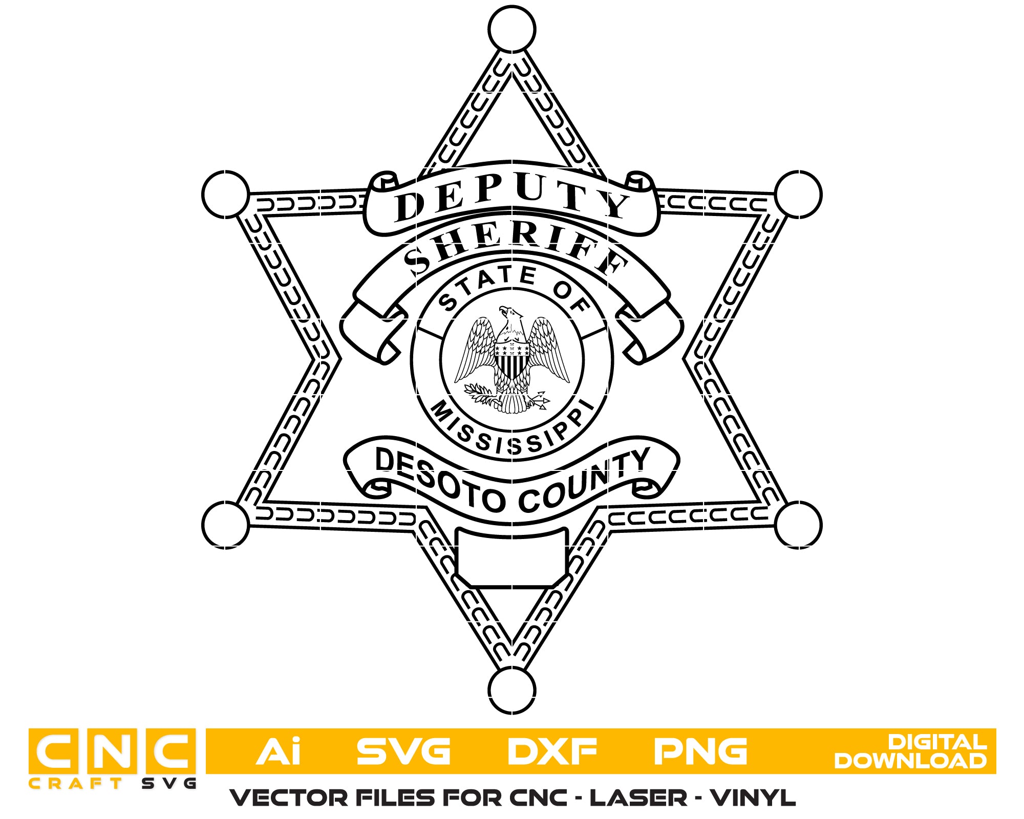 Desoto County Mississippi Sheriff Badge