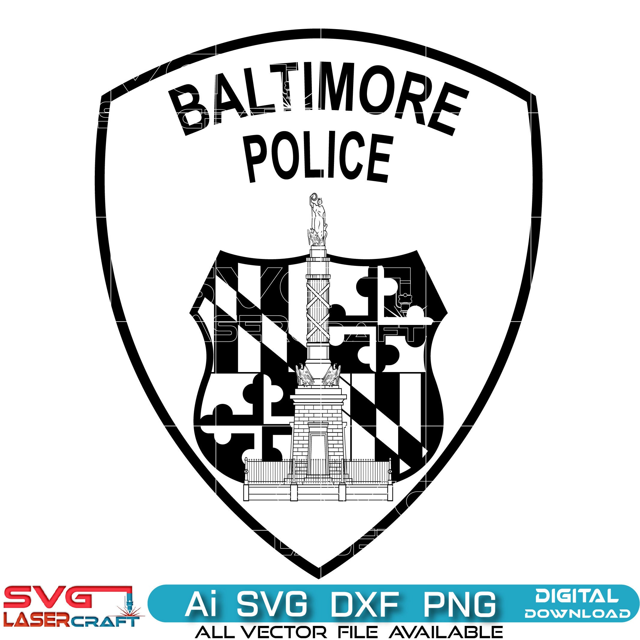 Baltimore Police Badge