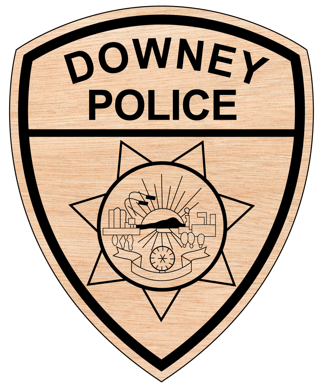 Downey Police Patch