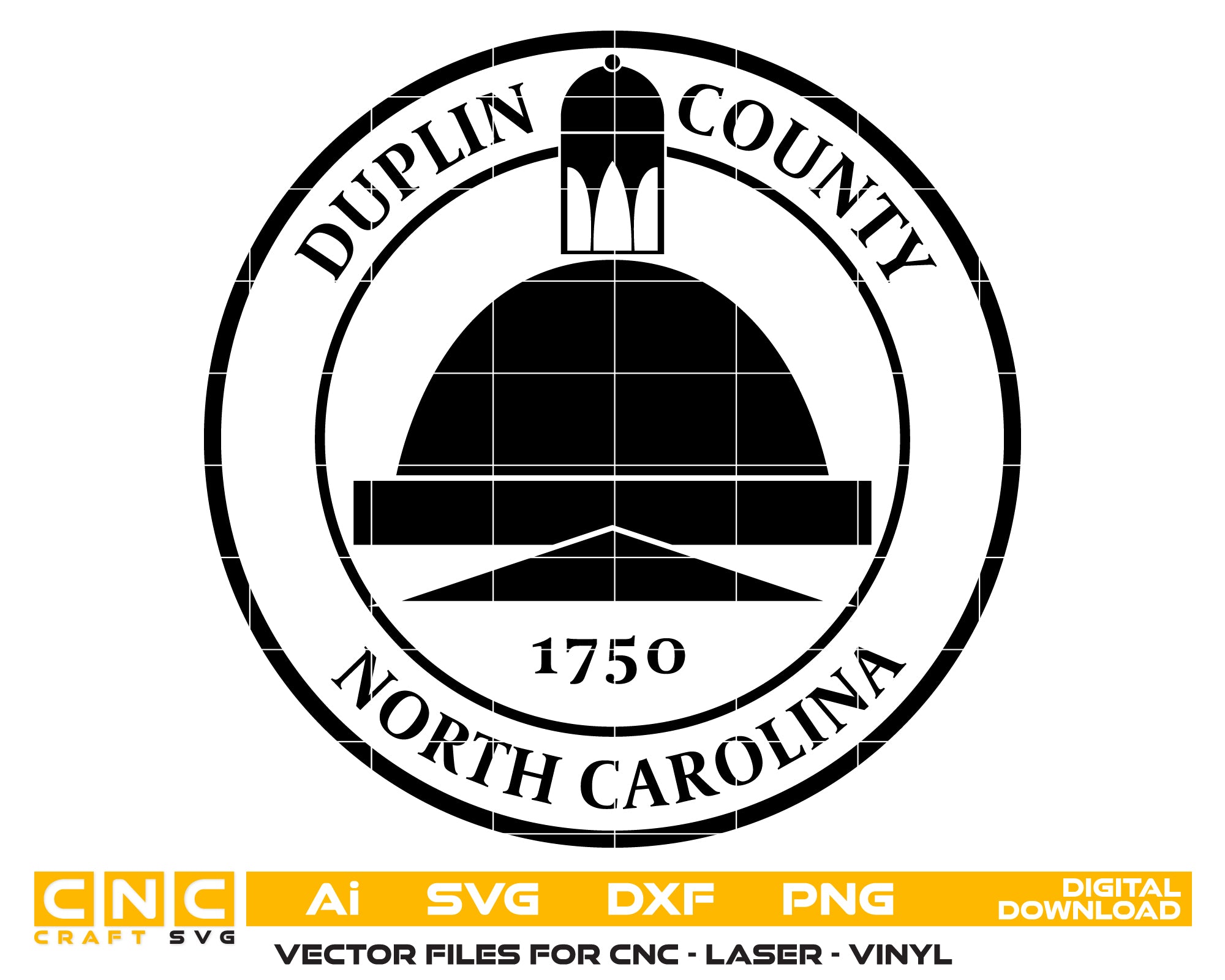 Duplin County Seal SVG