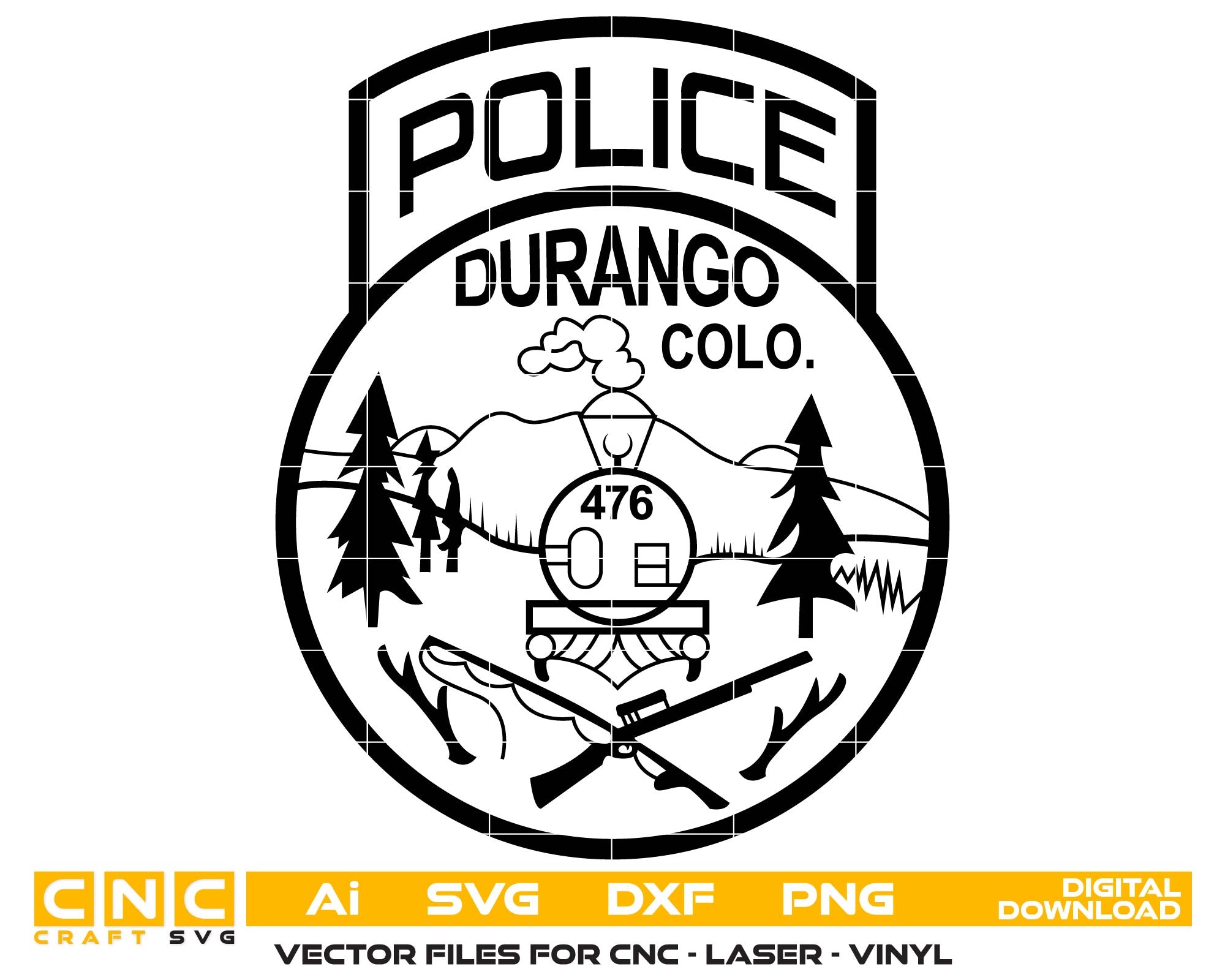 Durango Police Department Patch