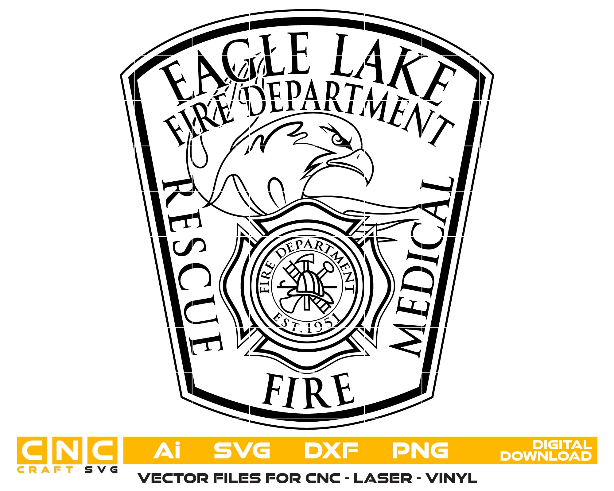 Eagle Lake Fire Department Patch