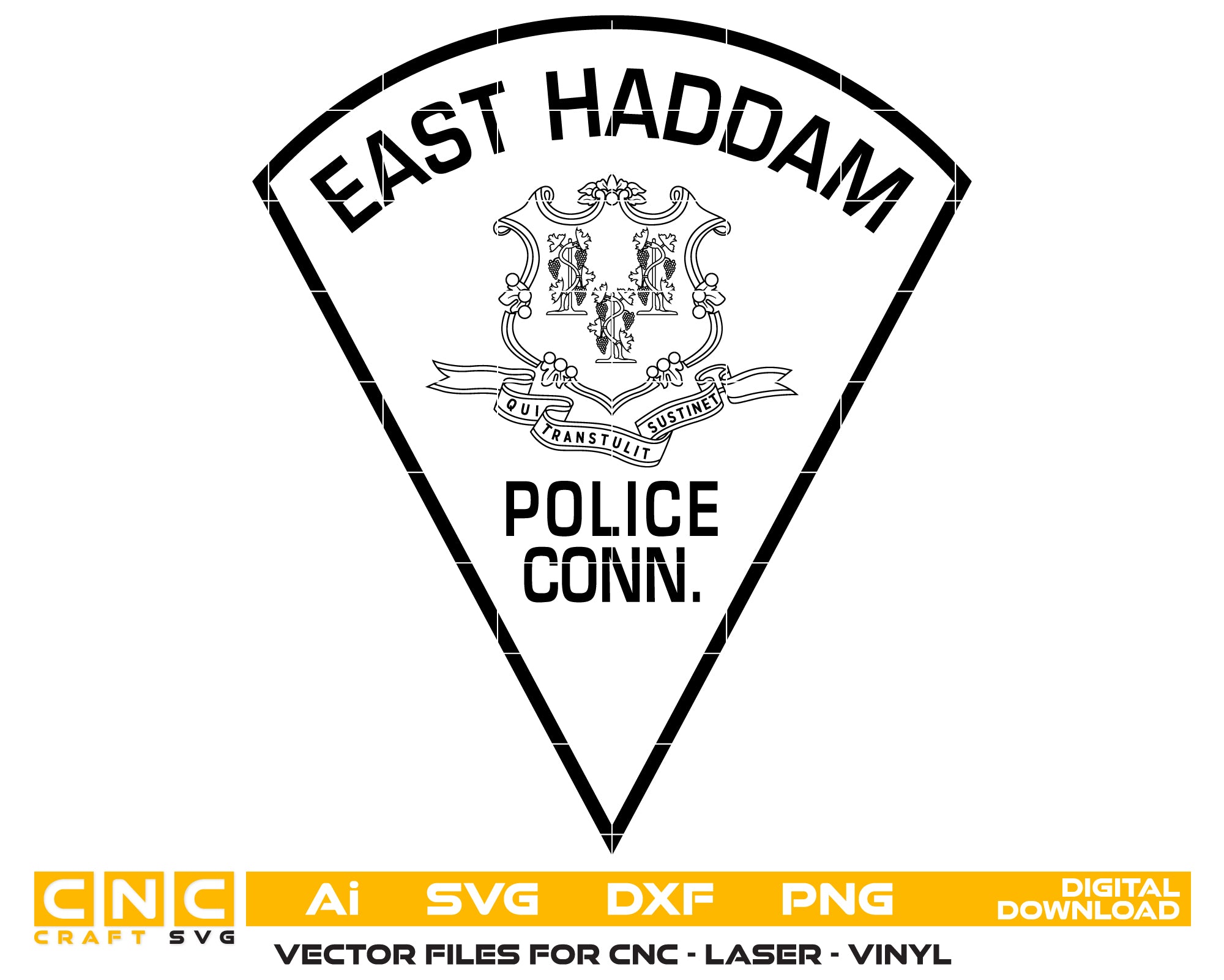 east haddam police department patch svg, east haddam connecticut police patch vector, east haddam ct police svg emblem, connecticut police patch svg, #support