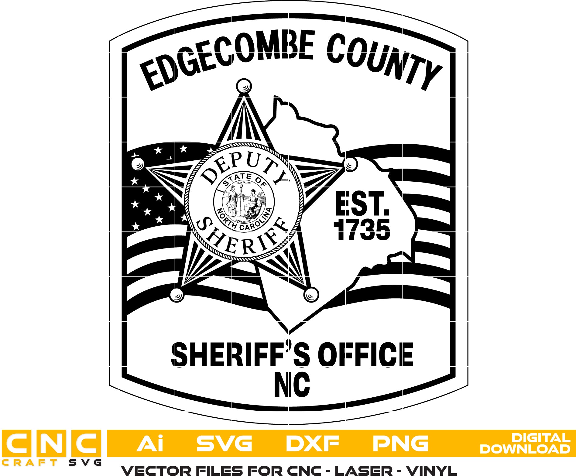 Edgecombe County Sheriff Badge