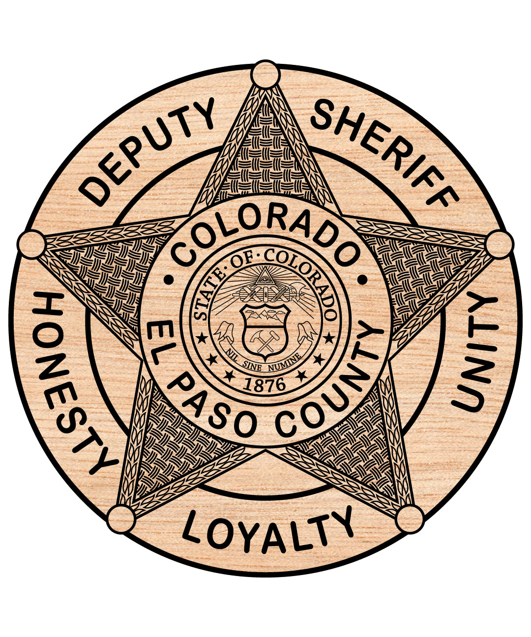 El Paso County Deputy Sheriff Badge