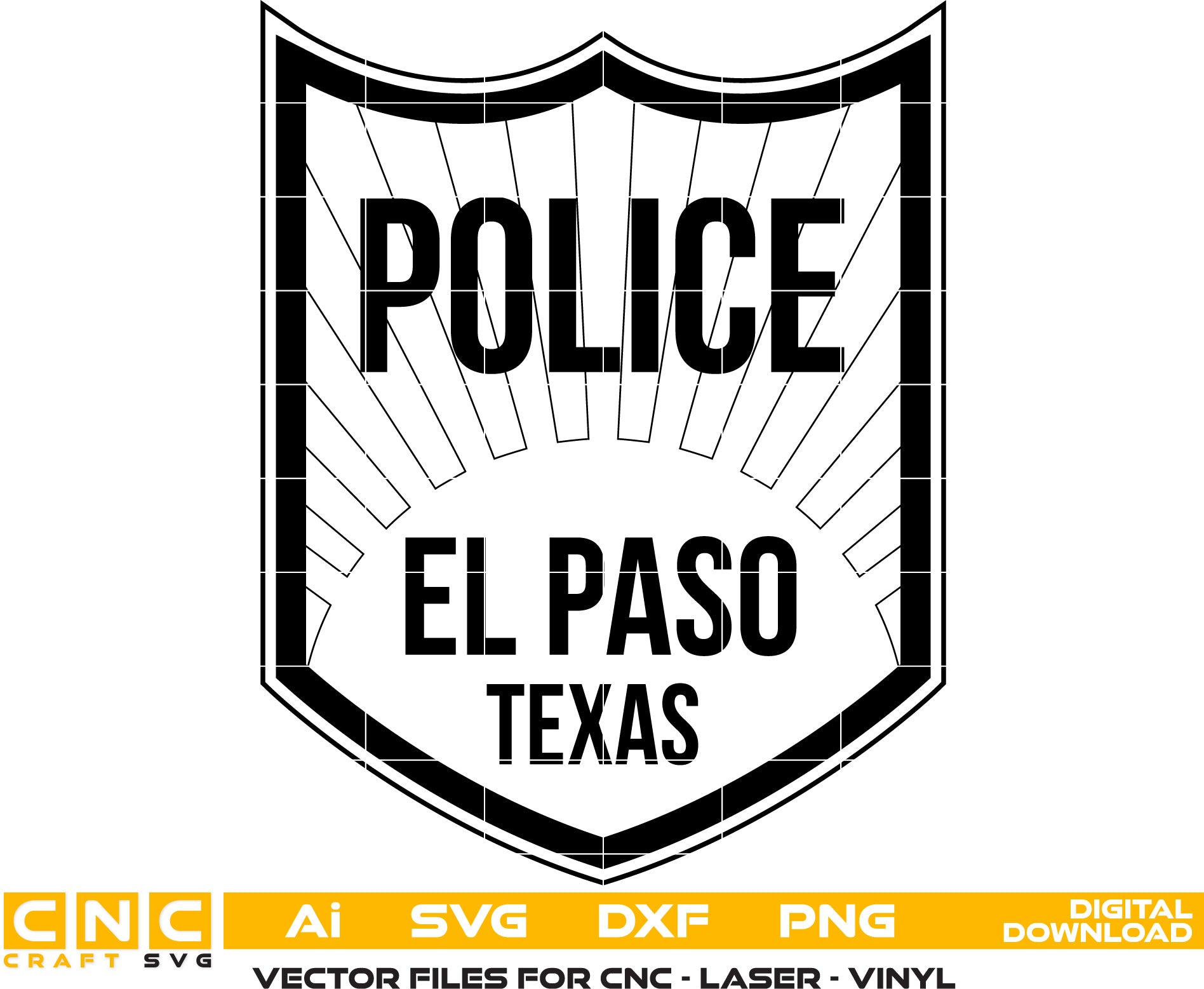 El Paso Police Badge