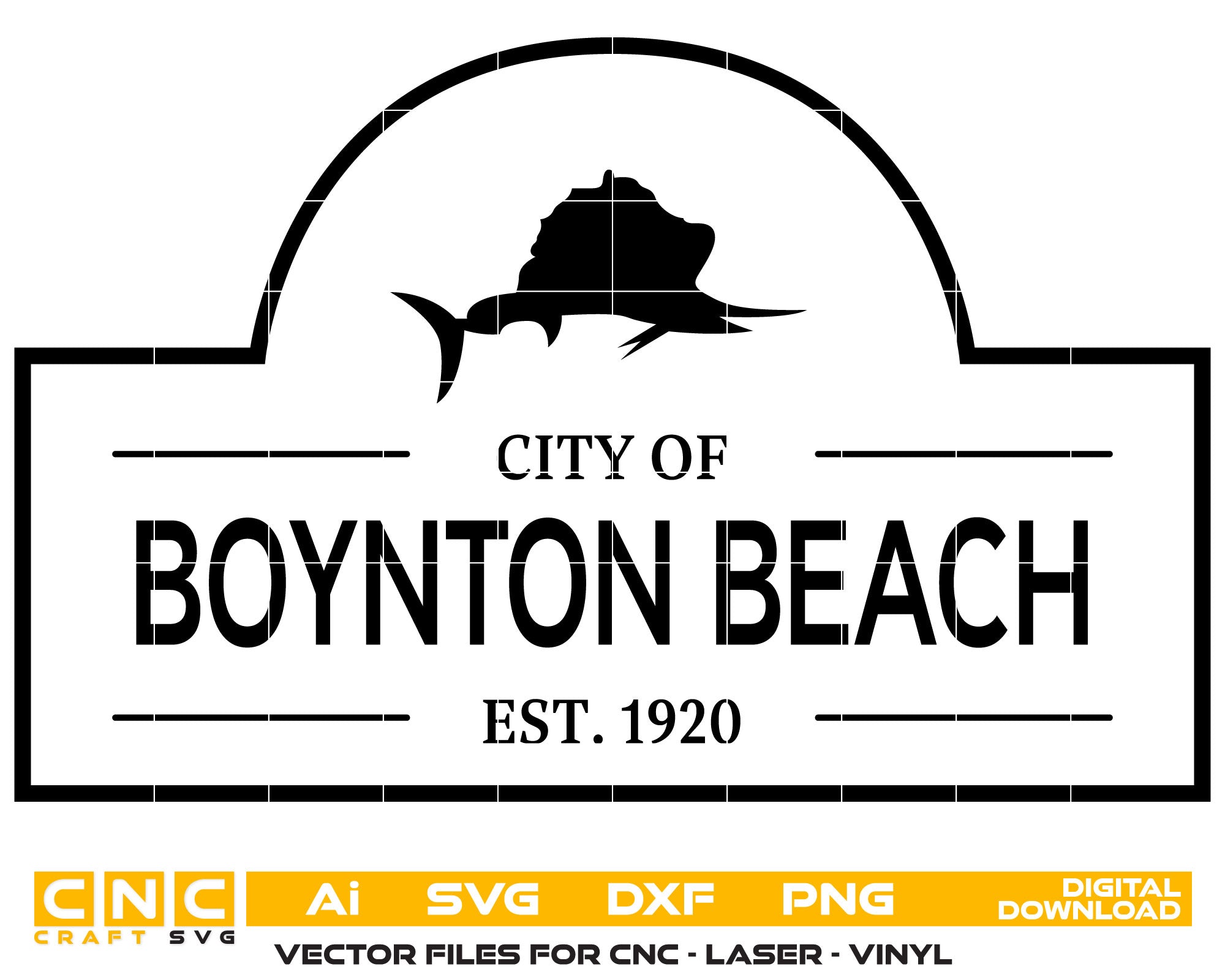 Emblem of Boynton Beach Florida Logo