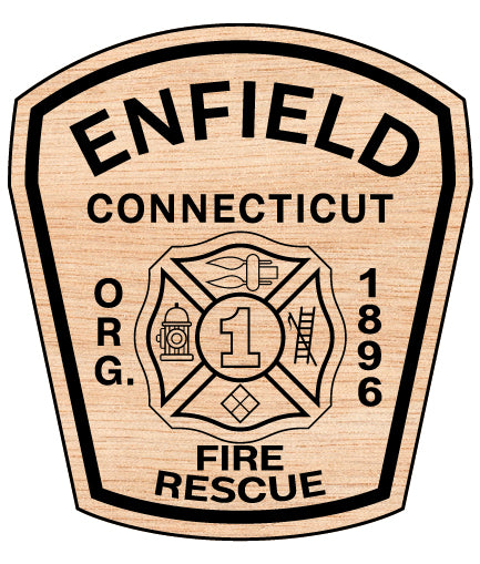 Enfield Fire Department Patch SVG, Enfield Connecticut Firefighter Emblem, Enfield Fire Patch Vector, Connecticut Fire Department Patch, Enfield Fire Rescue Logo